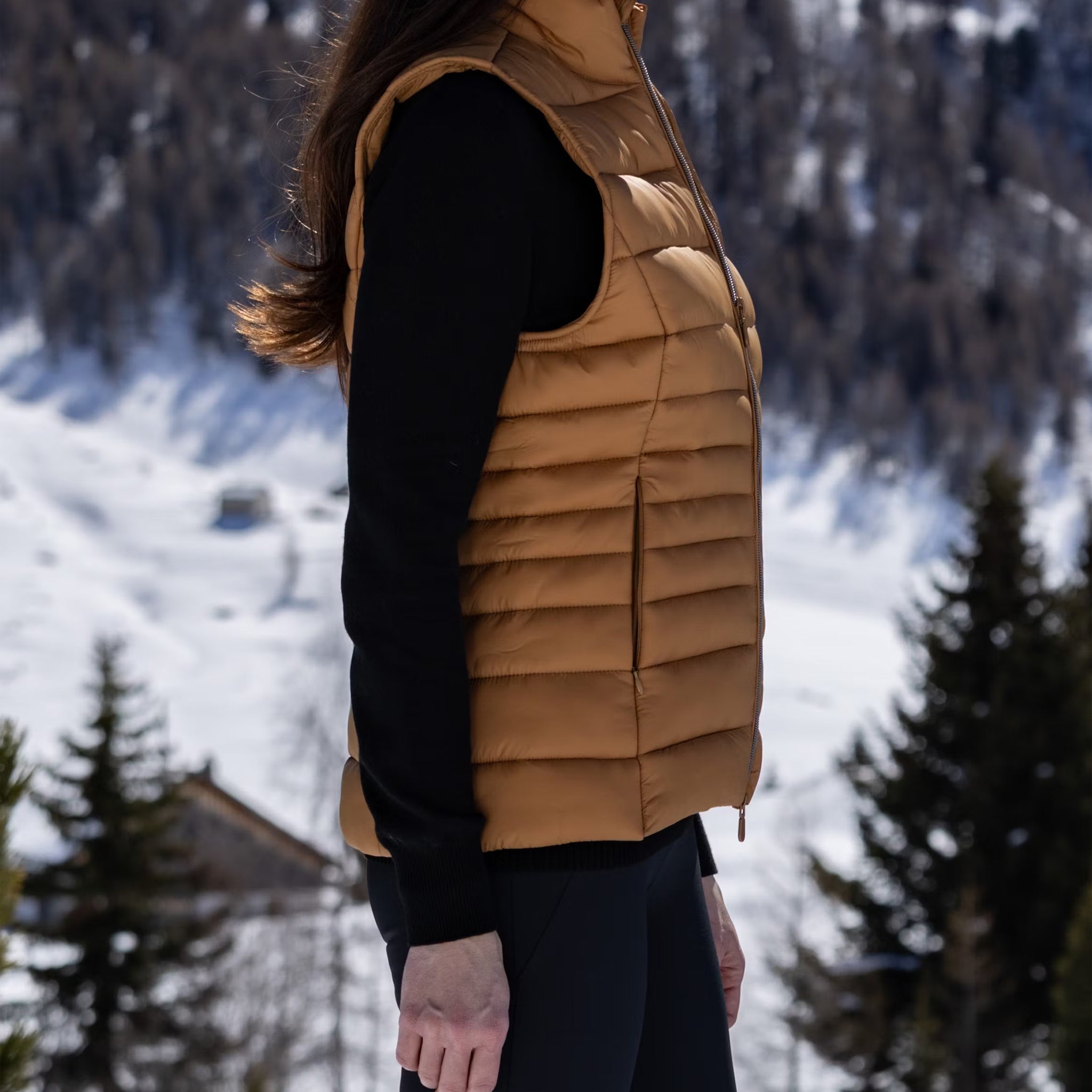 Women's Gilet Flurina cartouche