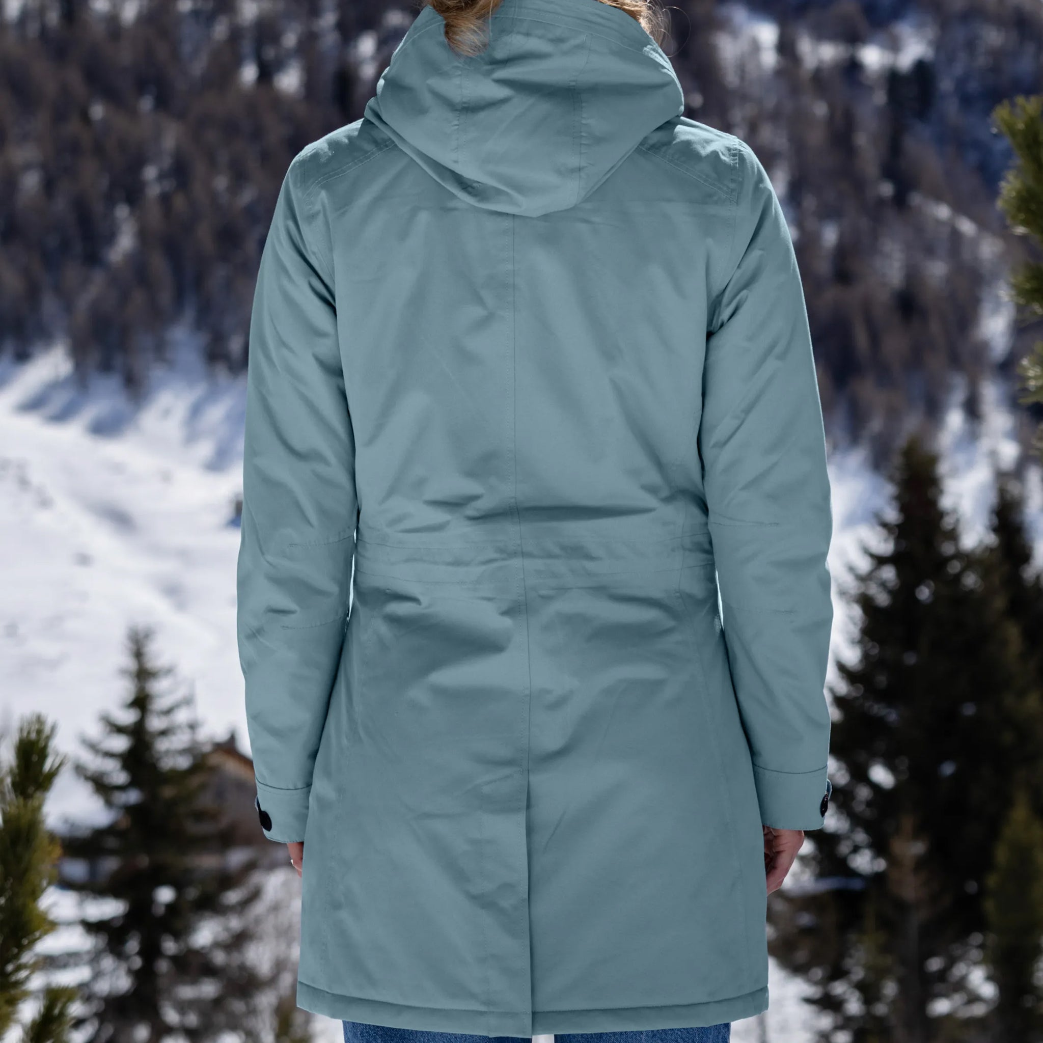 Frauen Wintermantel Gracelyn smoke blue