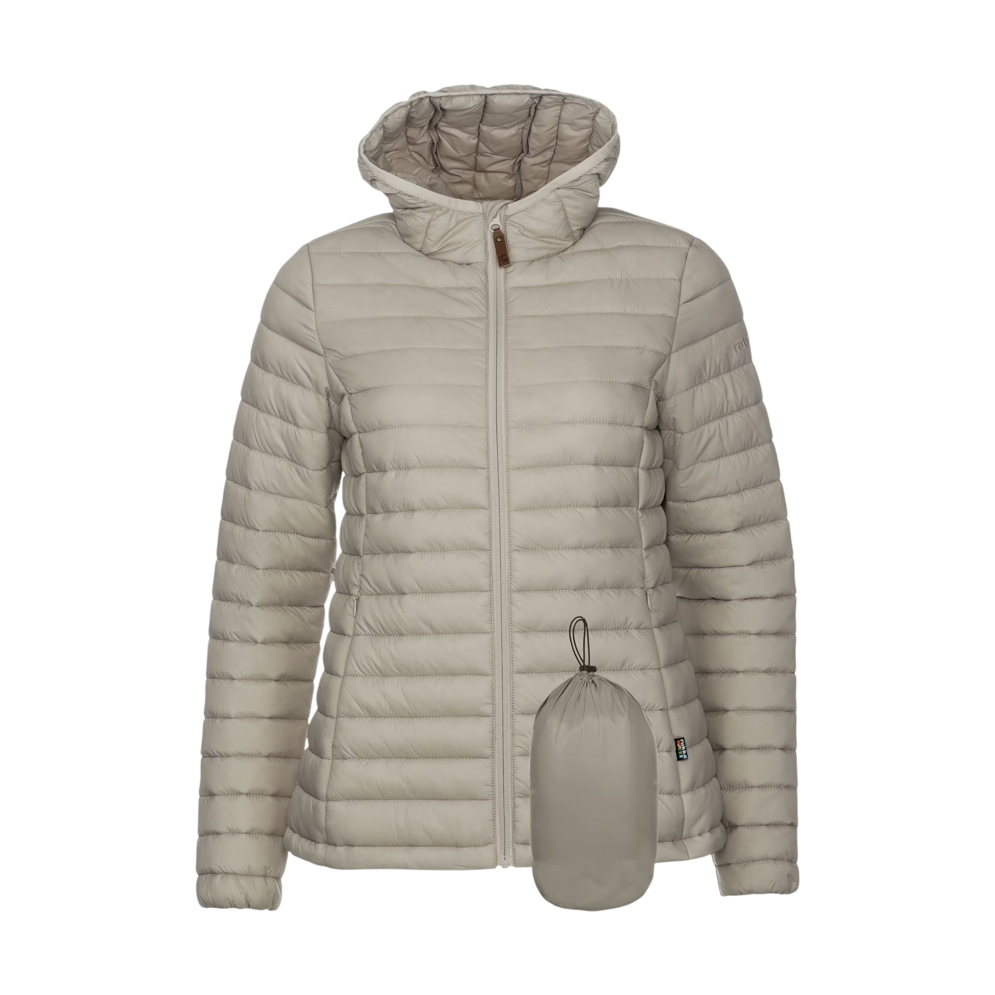 Frauen Jacke Hood Pac Jac silver lining