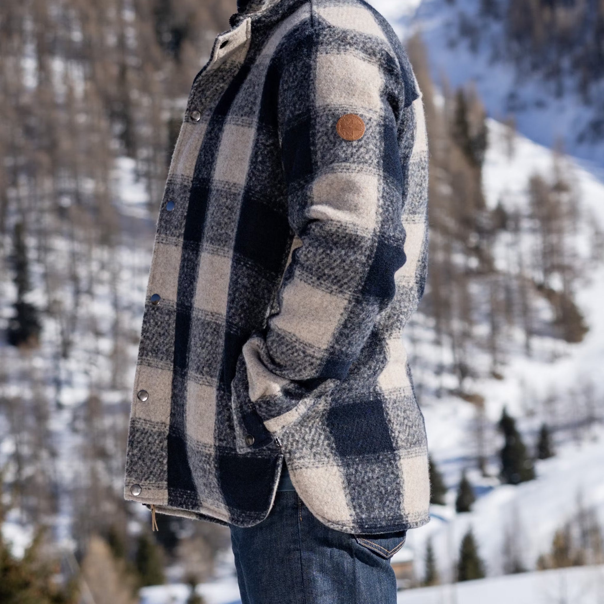 Women's jacket Jessie check Dark Navy