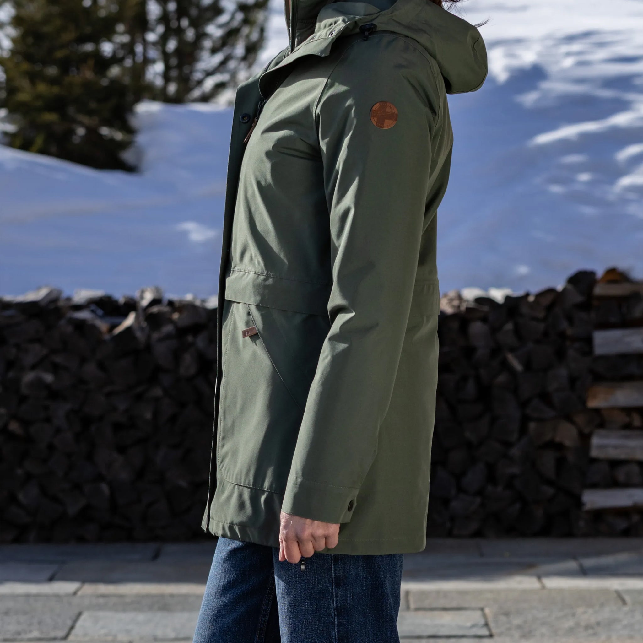 Femmes Melanie Manteau d'hiver thyme