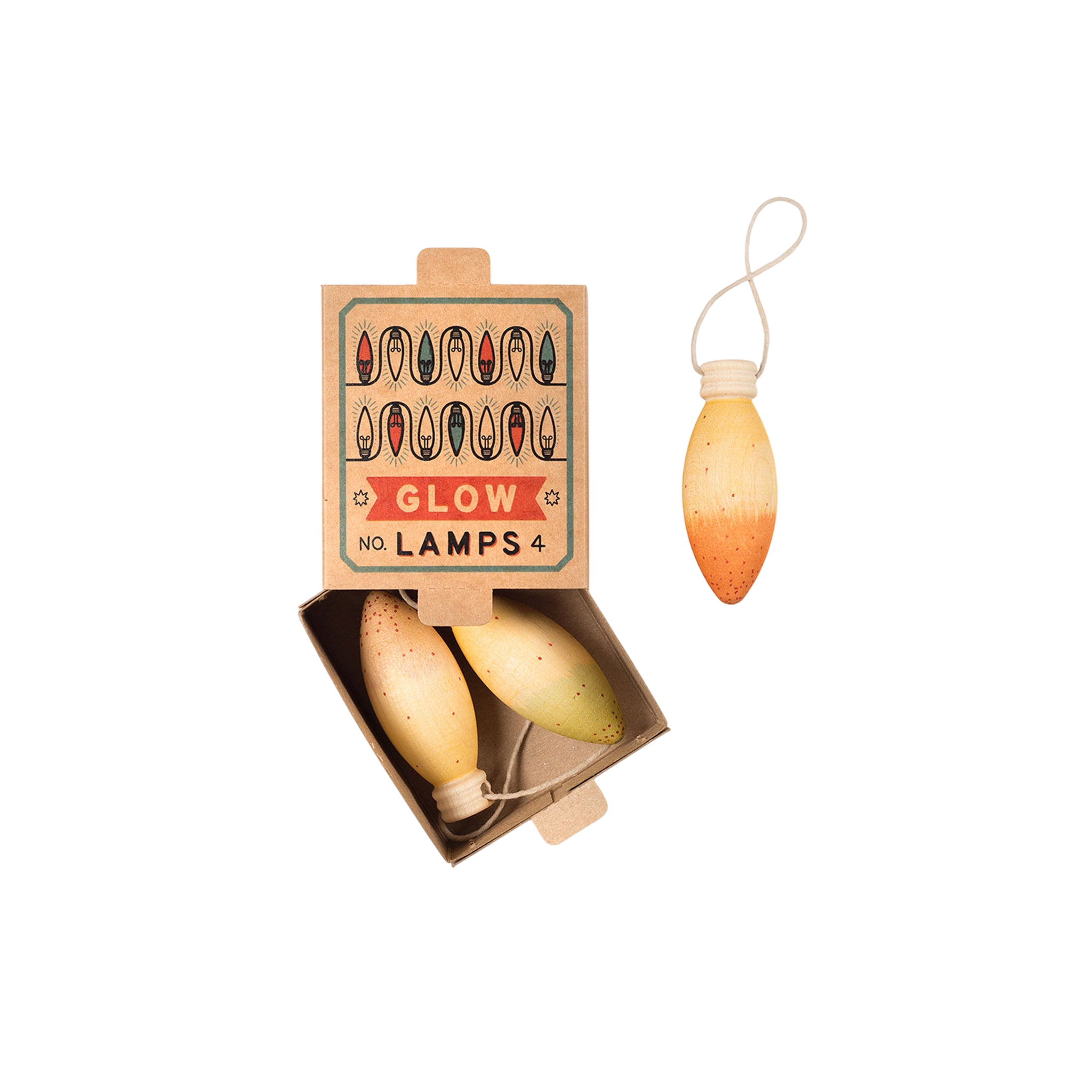 Ornamente Weihnachtsschmuck Glow Lamps N° 4 Grapat