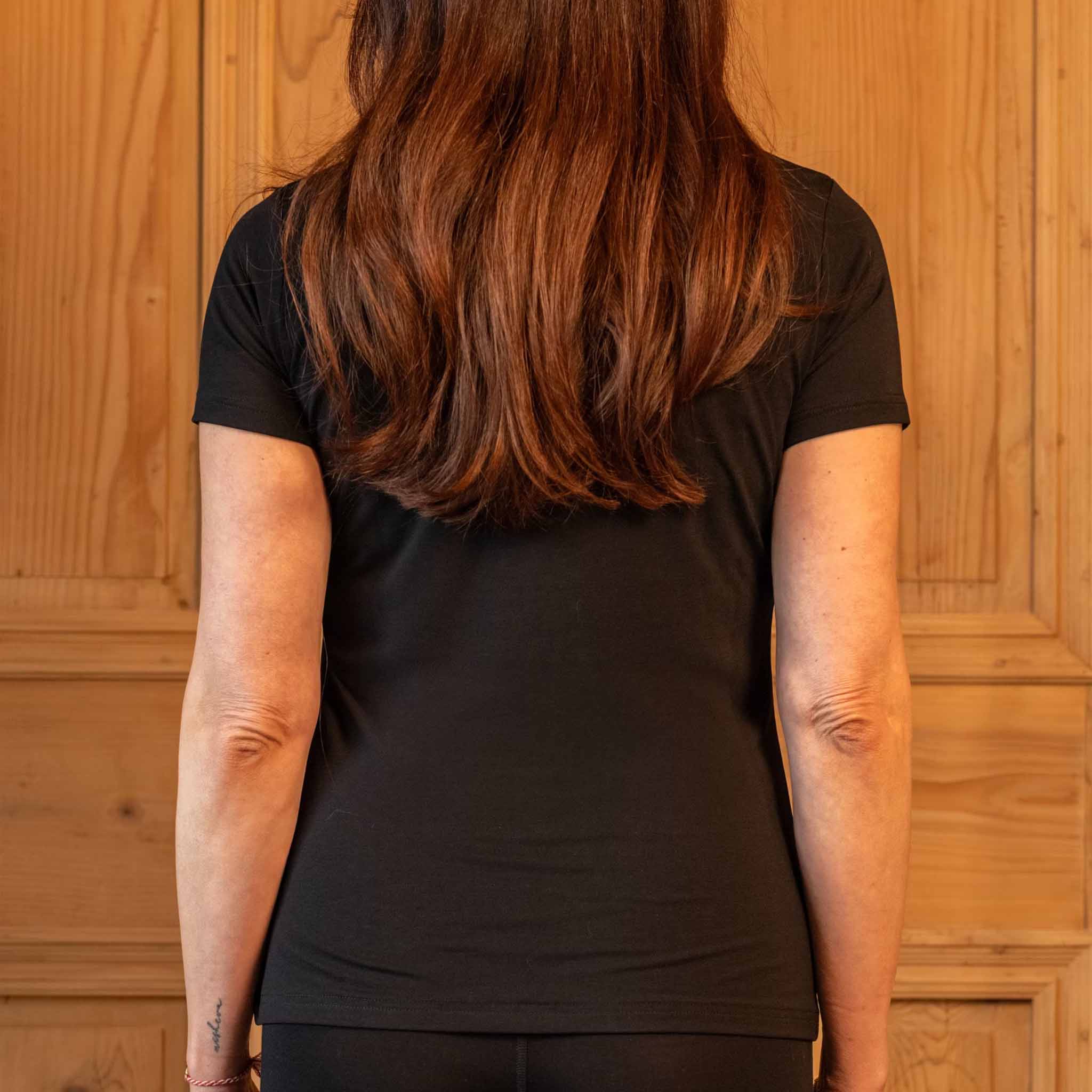 Women's short sleeve shirt Vital Black