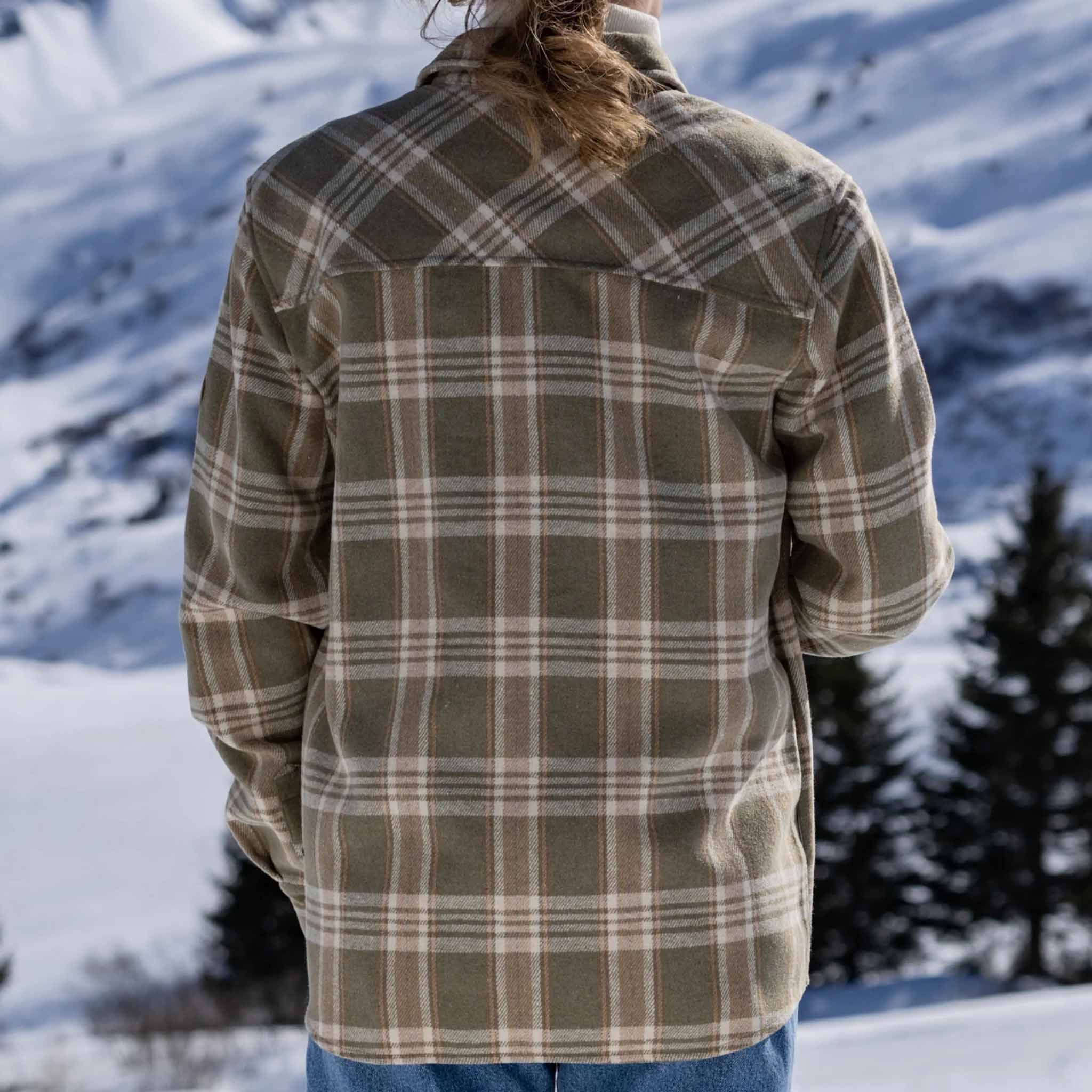 Women's fleece shirt Willa Light Beige