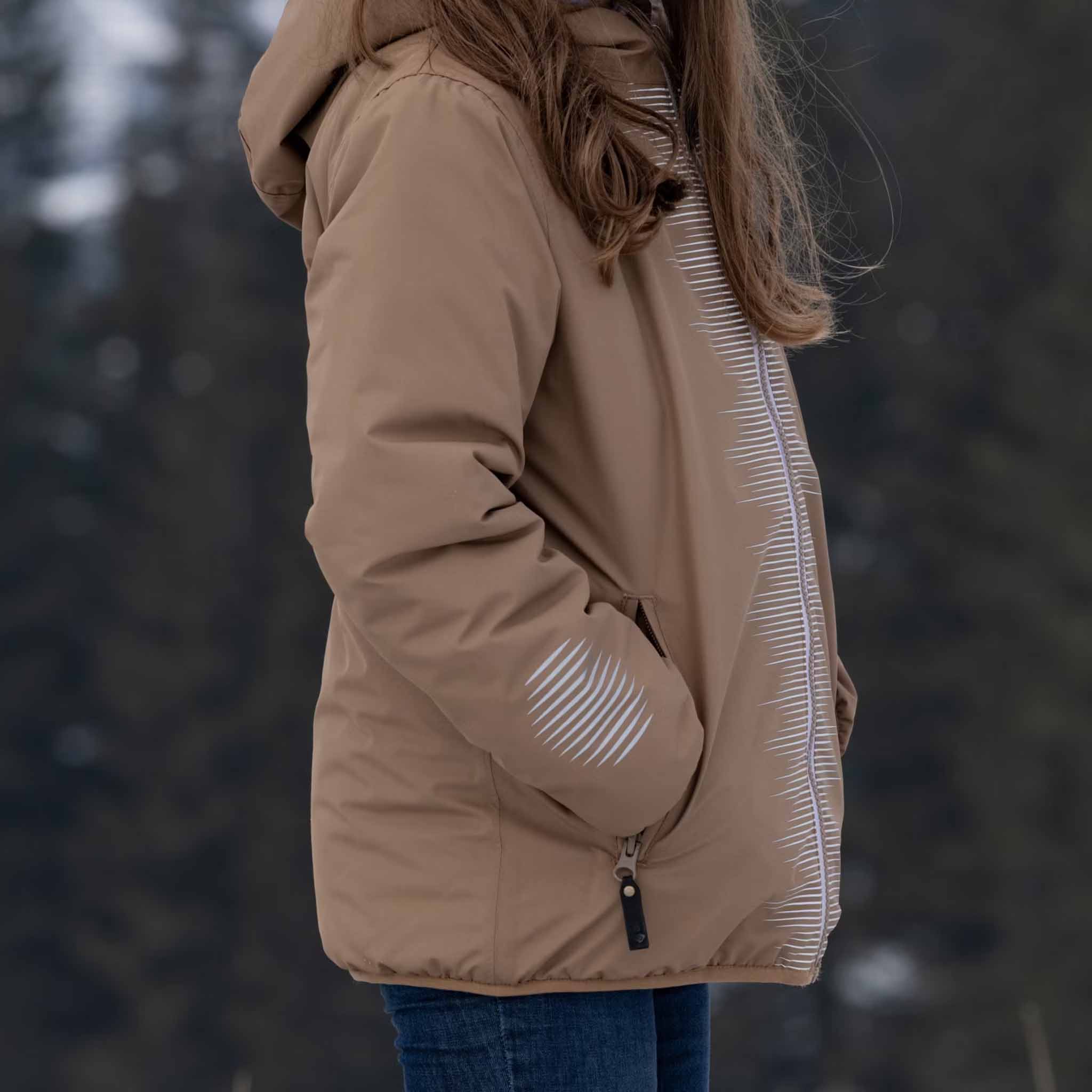 Kids Blaze winter jacket Shitake