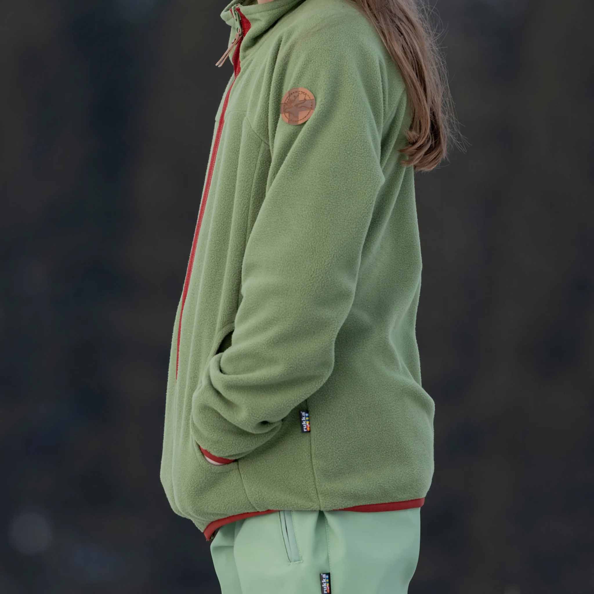 Enfants Elisha Veste polaire Vineyard Green