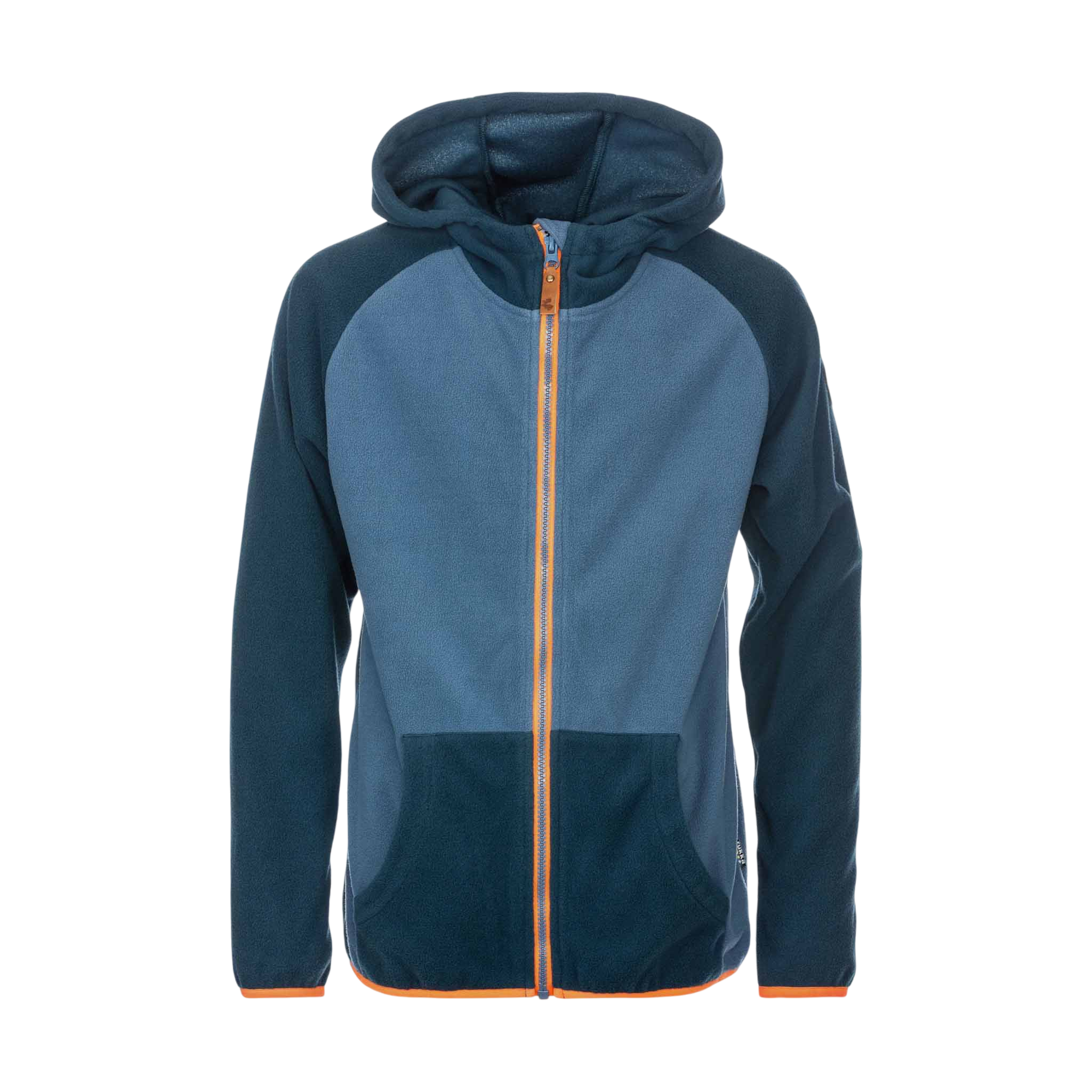 Kinder Fleece Zip-Hoodie Erik Majolica Blue