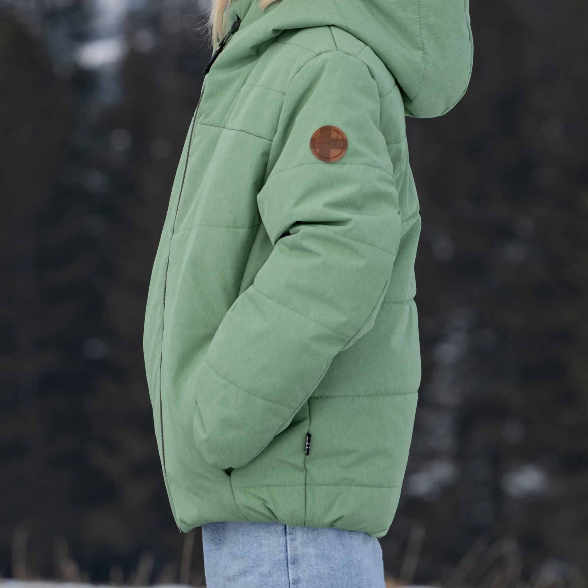 Kinder Steppjacke Loup Loden Frost