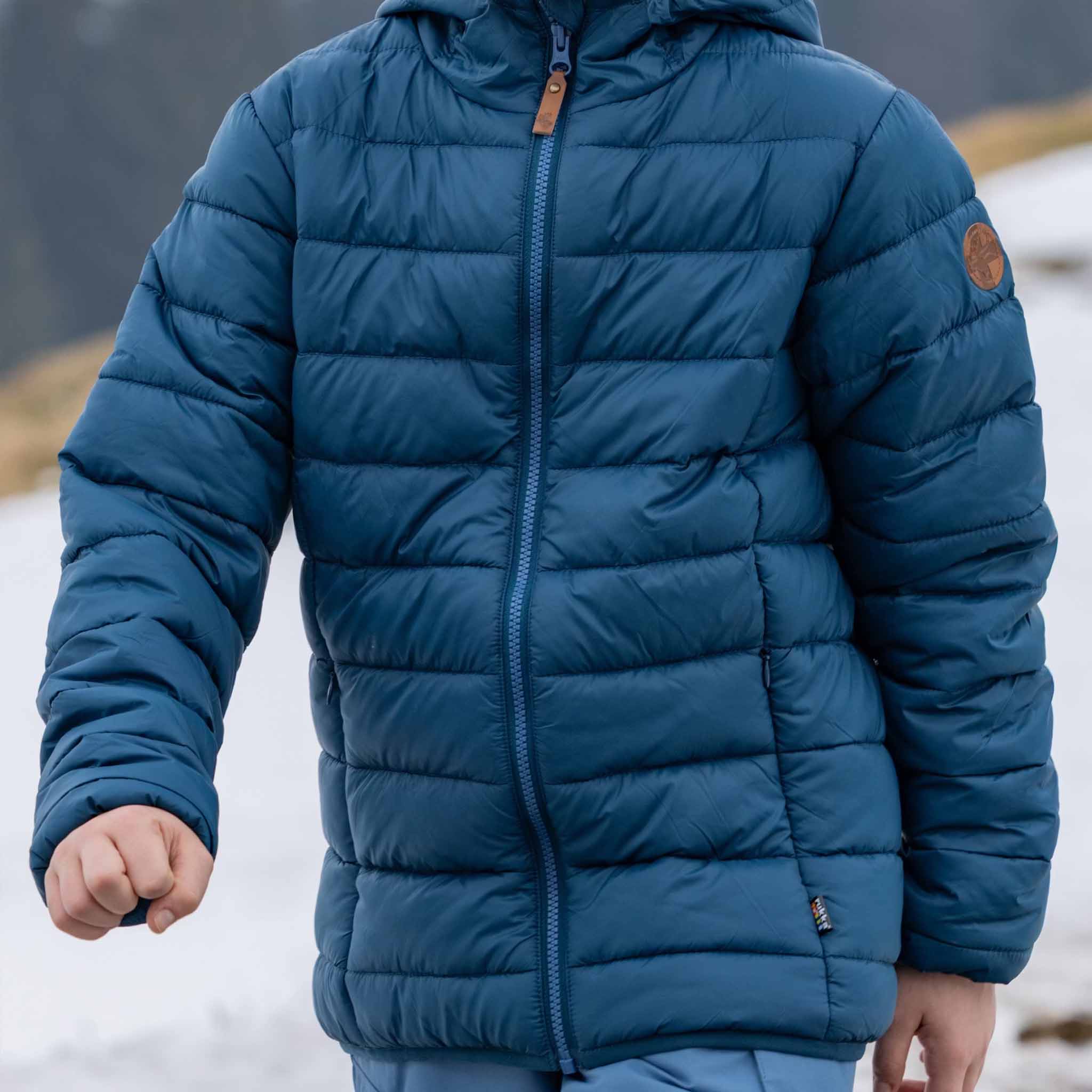 Kids Pac Jac thermal jacket Majolica Blue