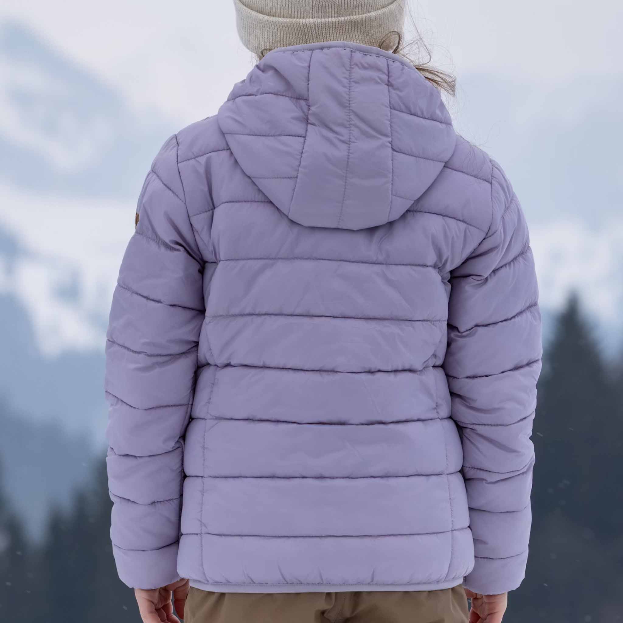 Kids Pac Jac thermal jacket Lavender Aura