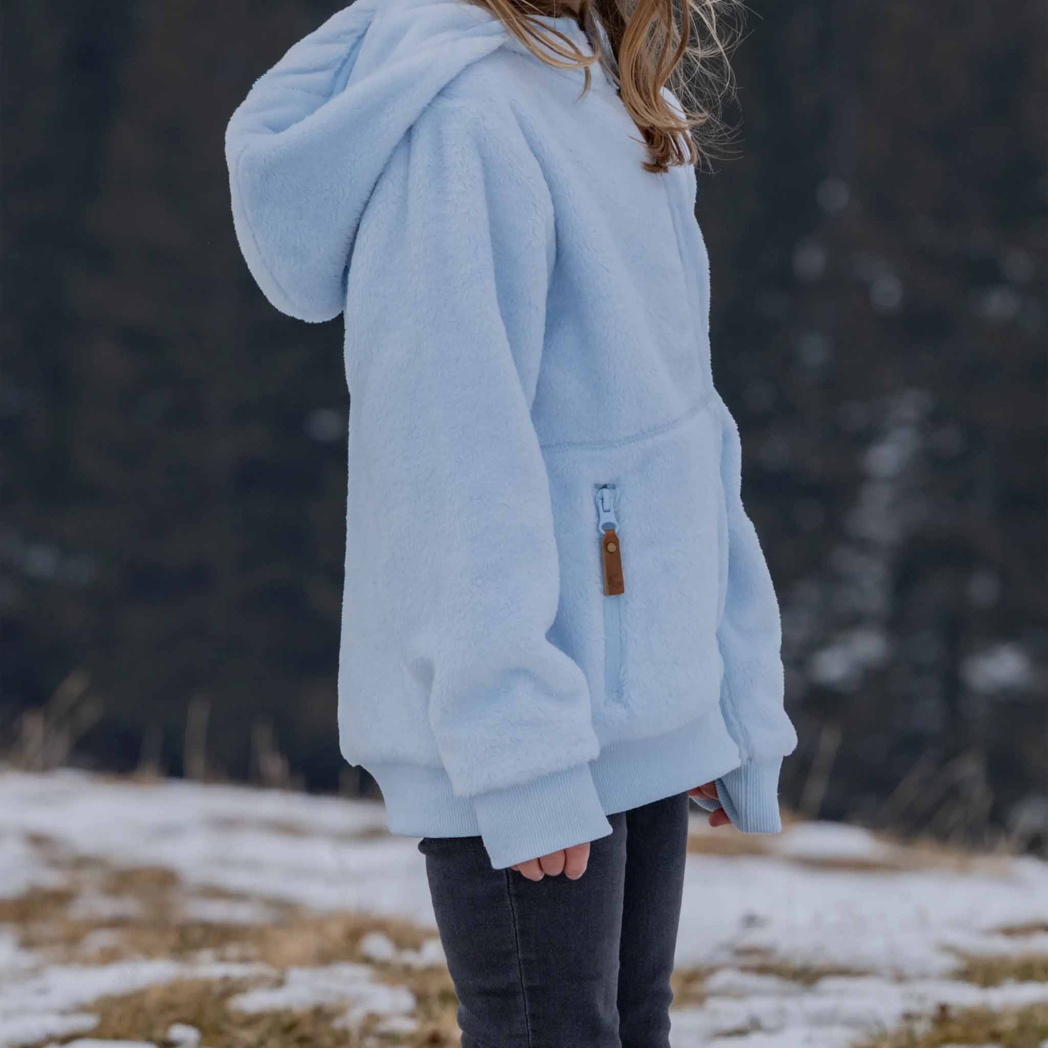 Kids fleece jacket Patsy Ice Water