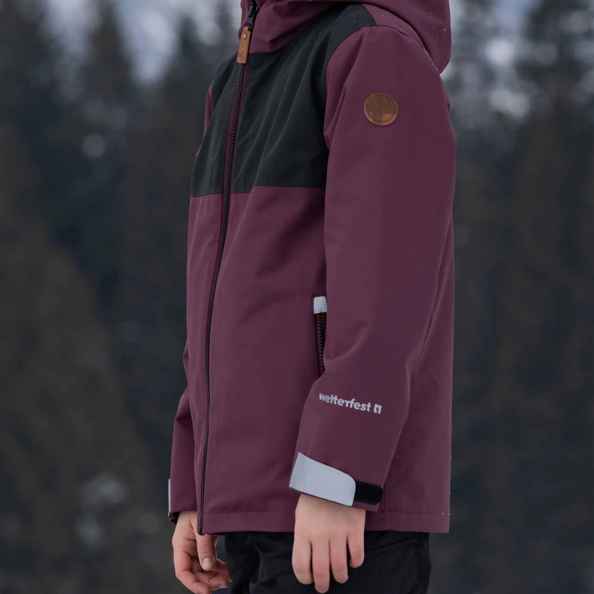 Enfants Pawel 3 en 1 veste Catawba Grape