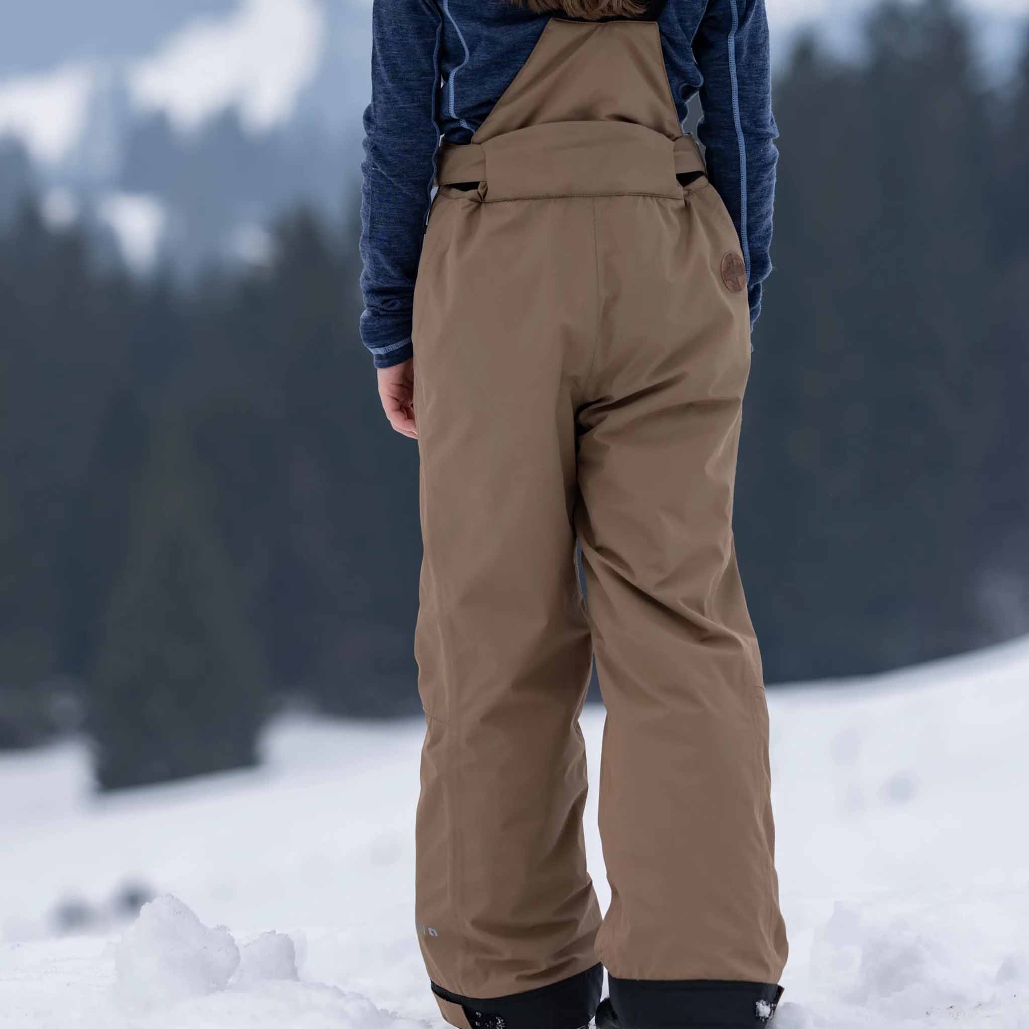 Kids Racer ski pants Shitake