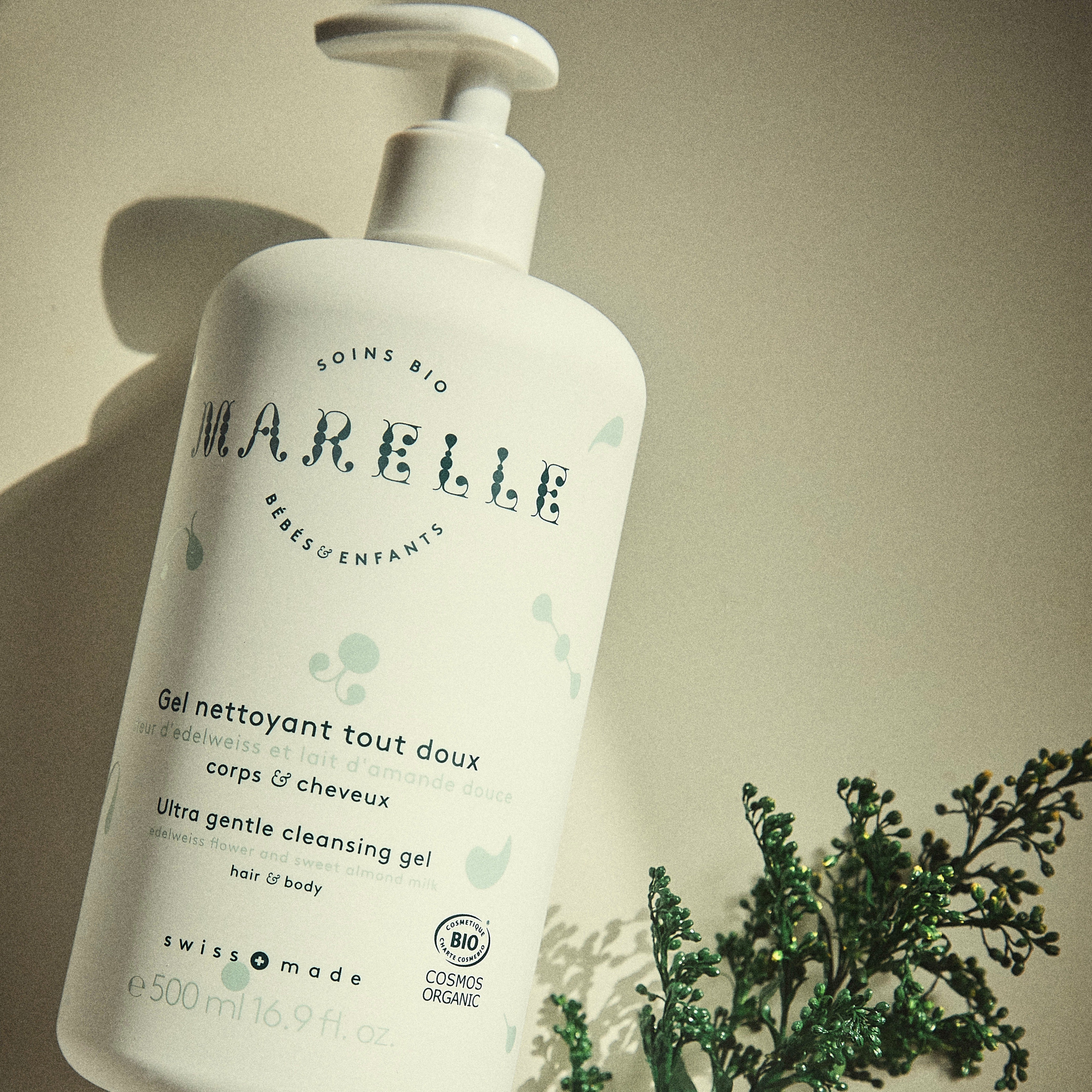 Marelle organic cleansing cream gel 500ml