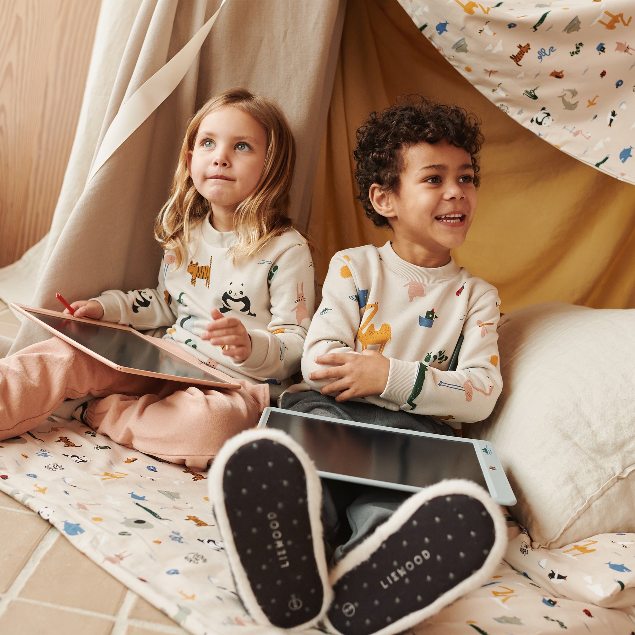 Pantoufles Aviaja Penguin Sandy Dark Grey