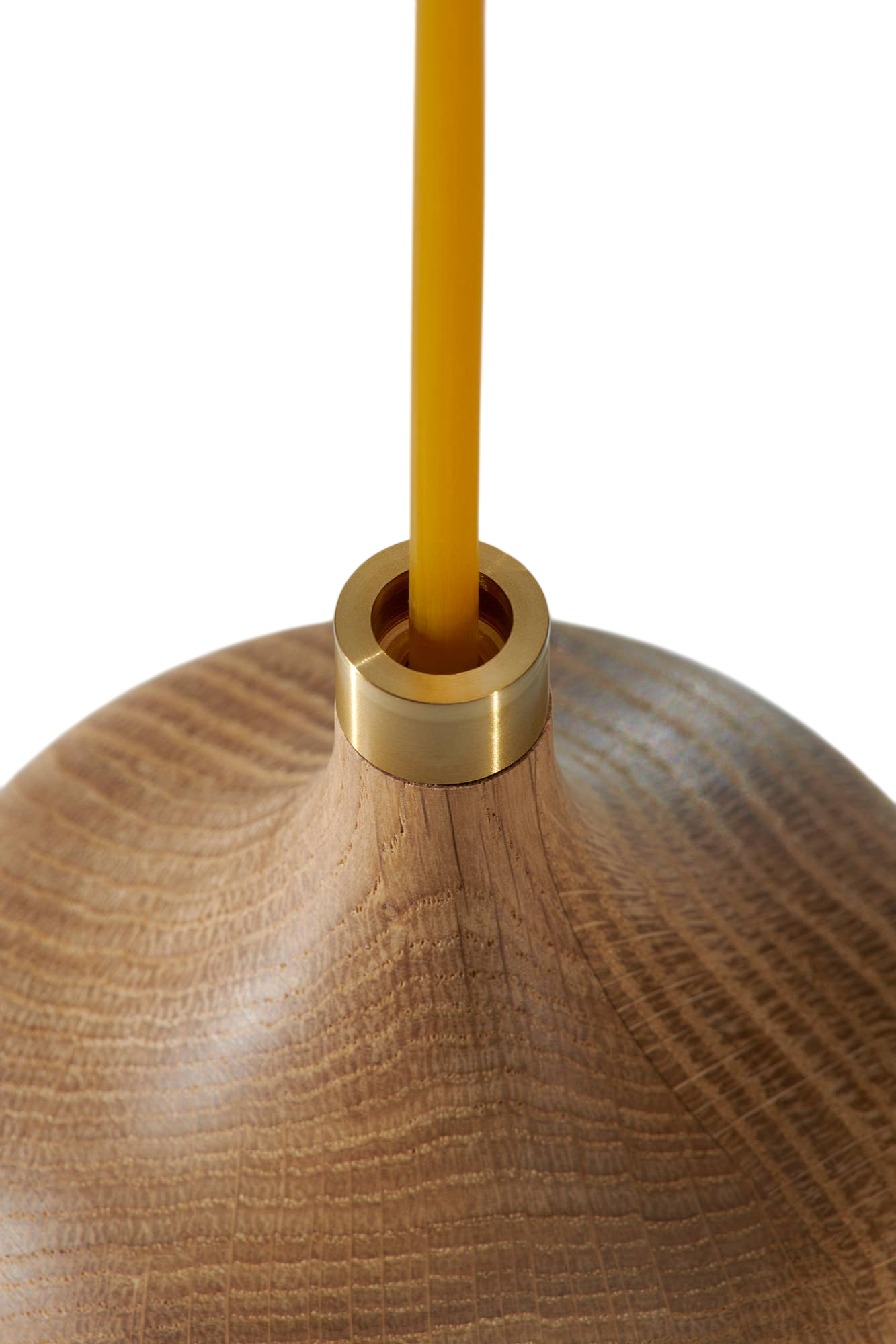 Oak candlestick