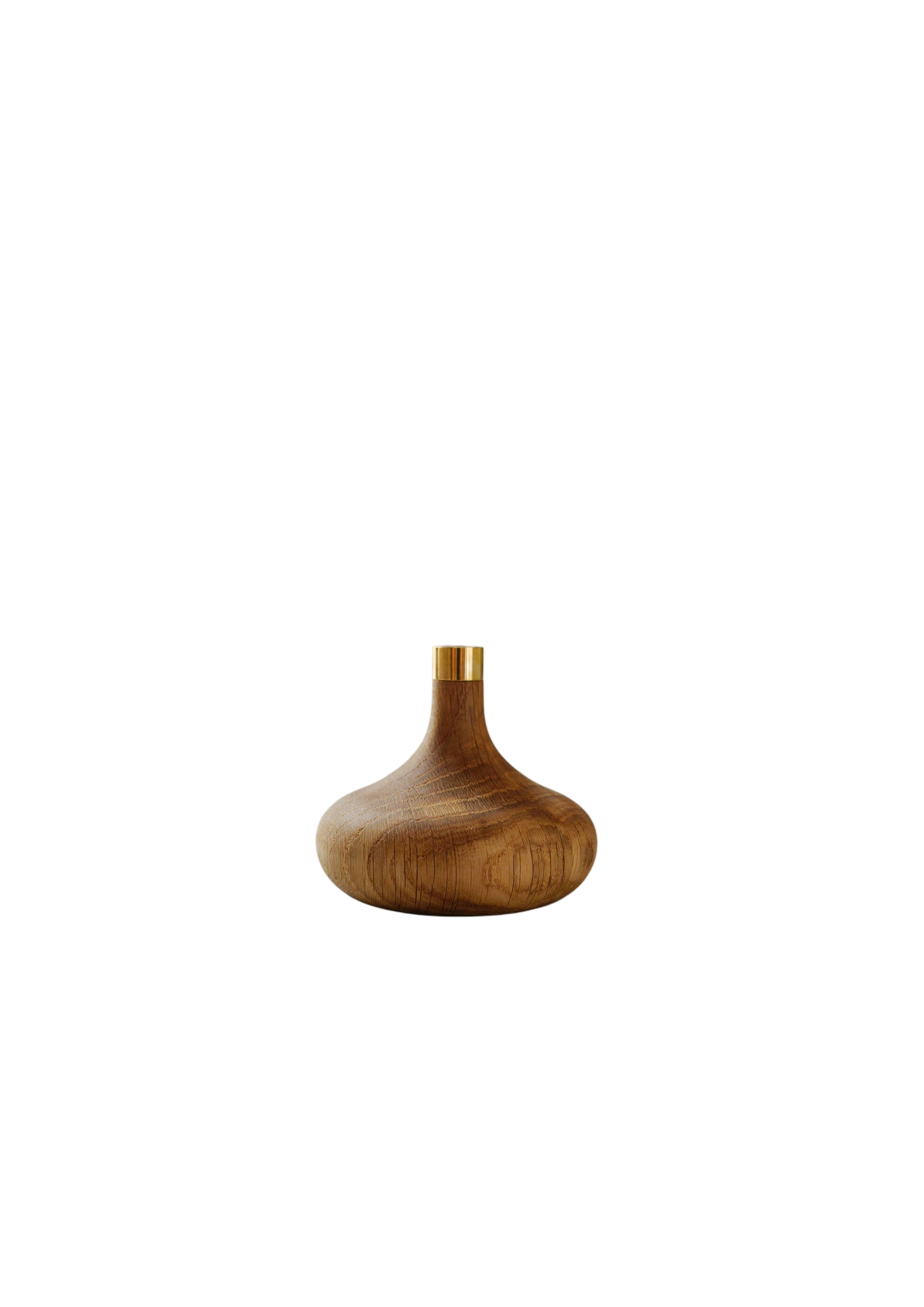 Oak candlestick