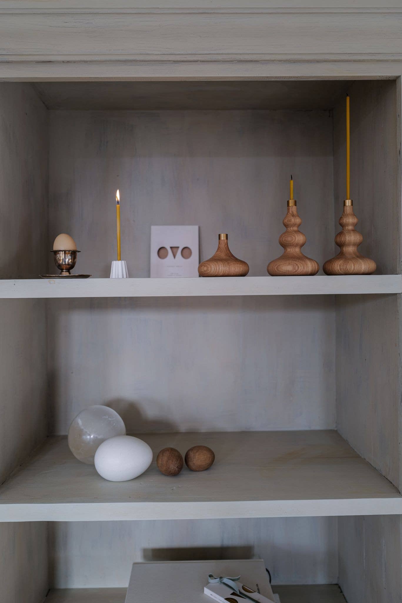 Kerzenständer aus Eiche Tree