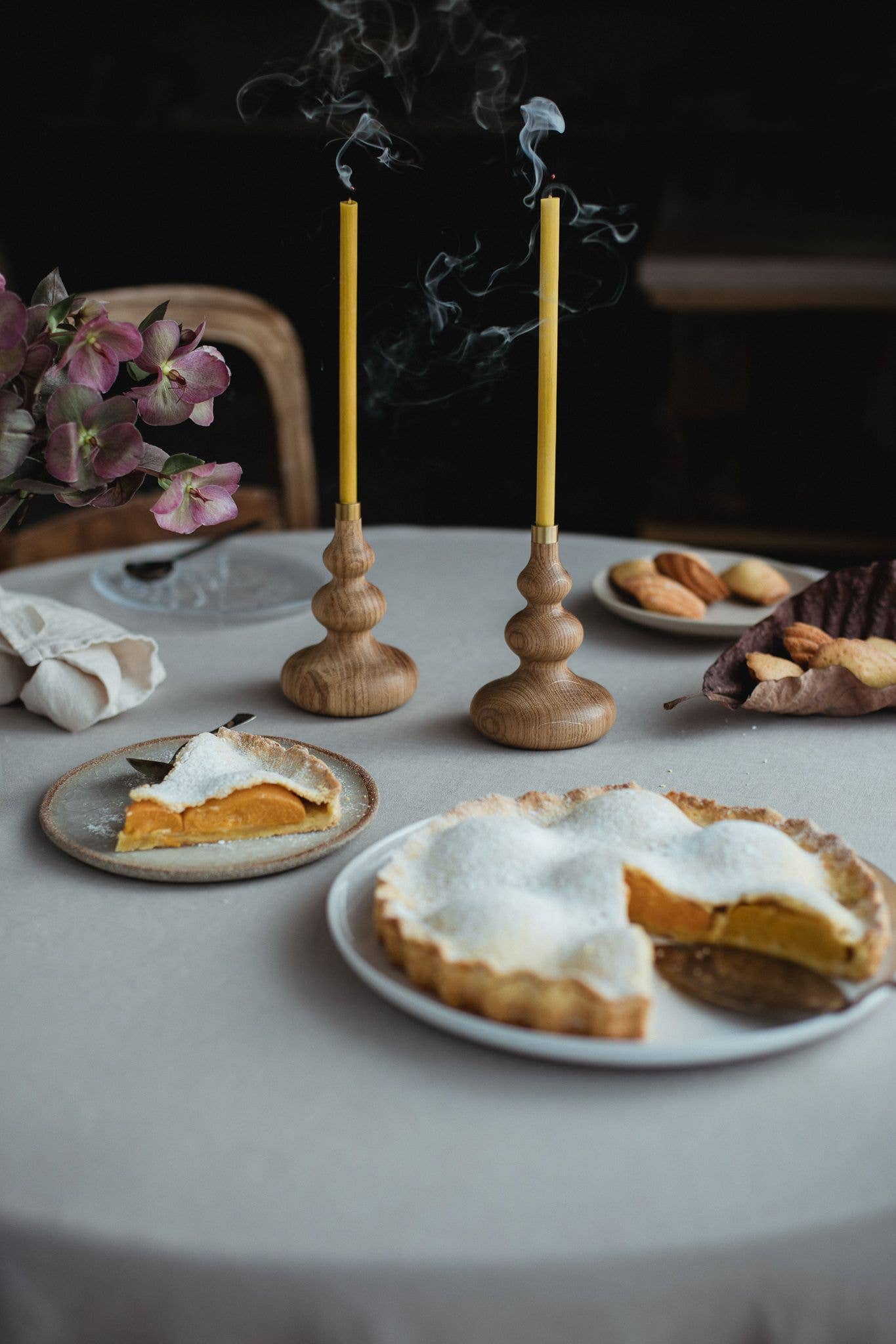 Kerzenständer aus Eiche Tree