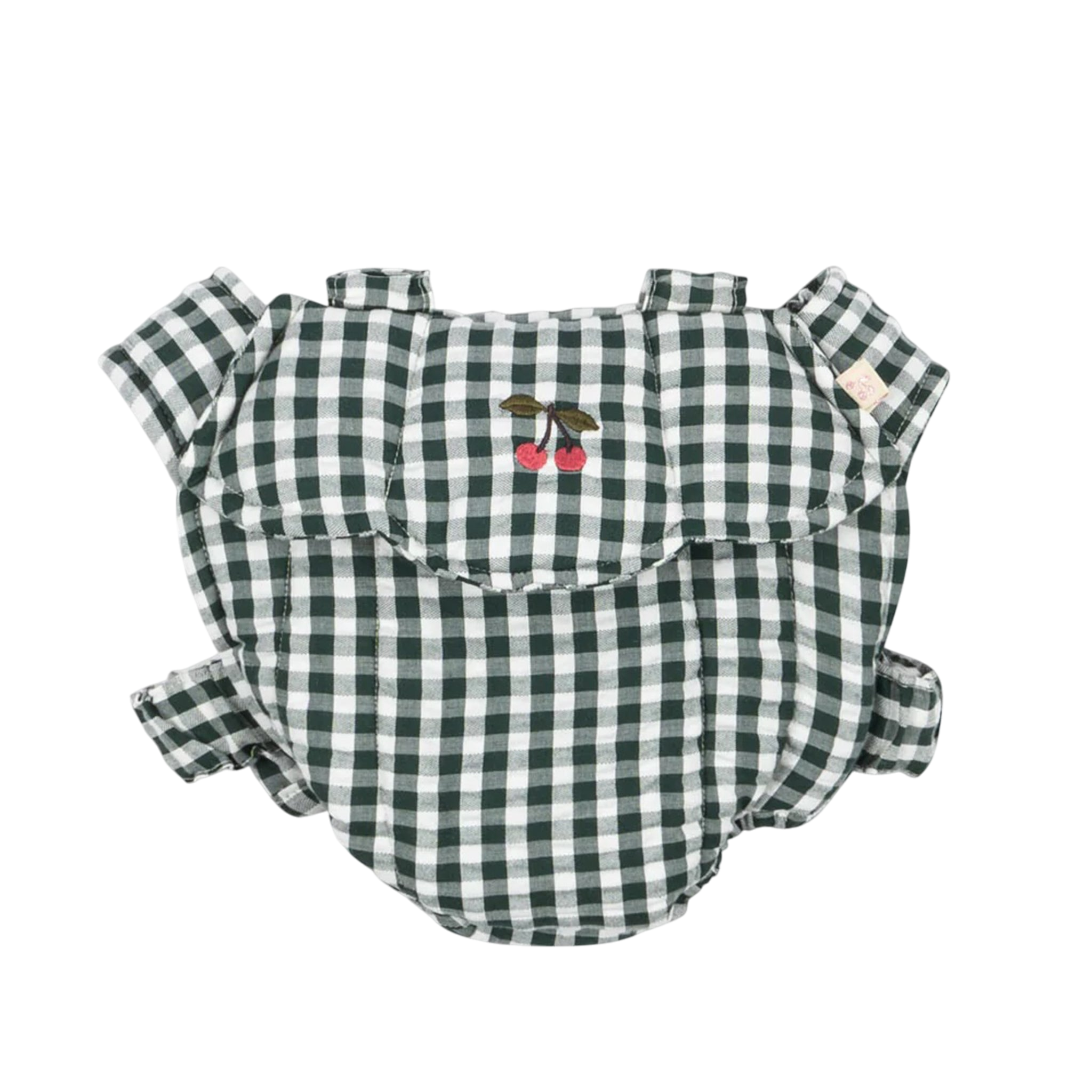 Puppentragtasche Green Check