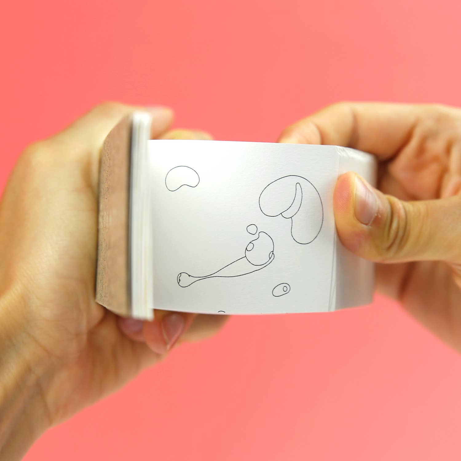 Flipbook Daumenkino "Molecularis" zum Ausmalen