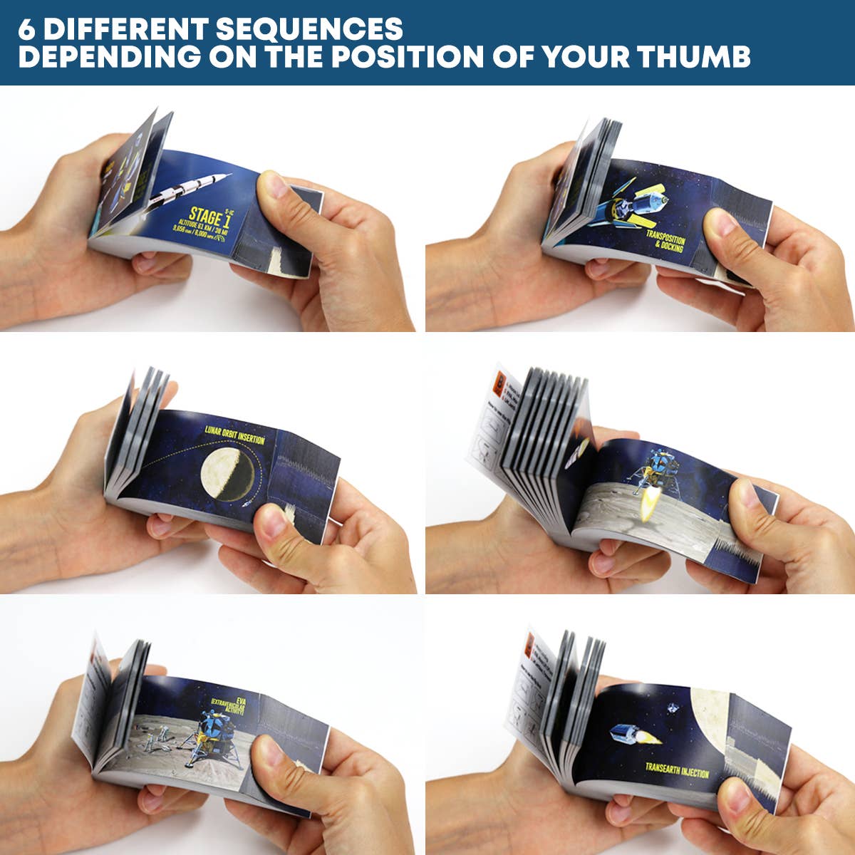 Flipbook Daumenkino "Apollo 11"