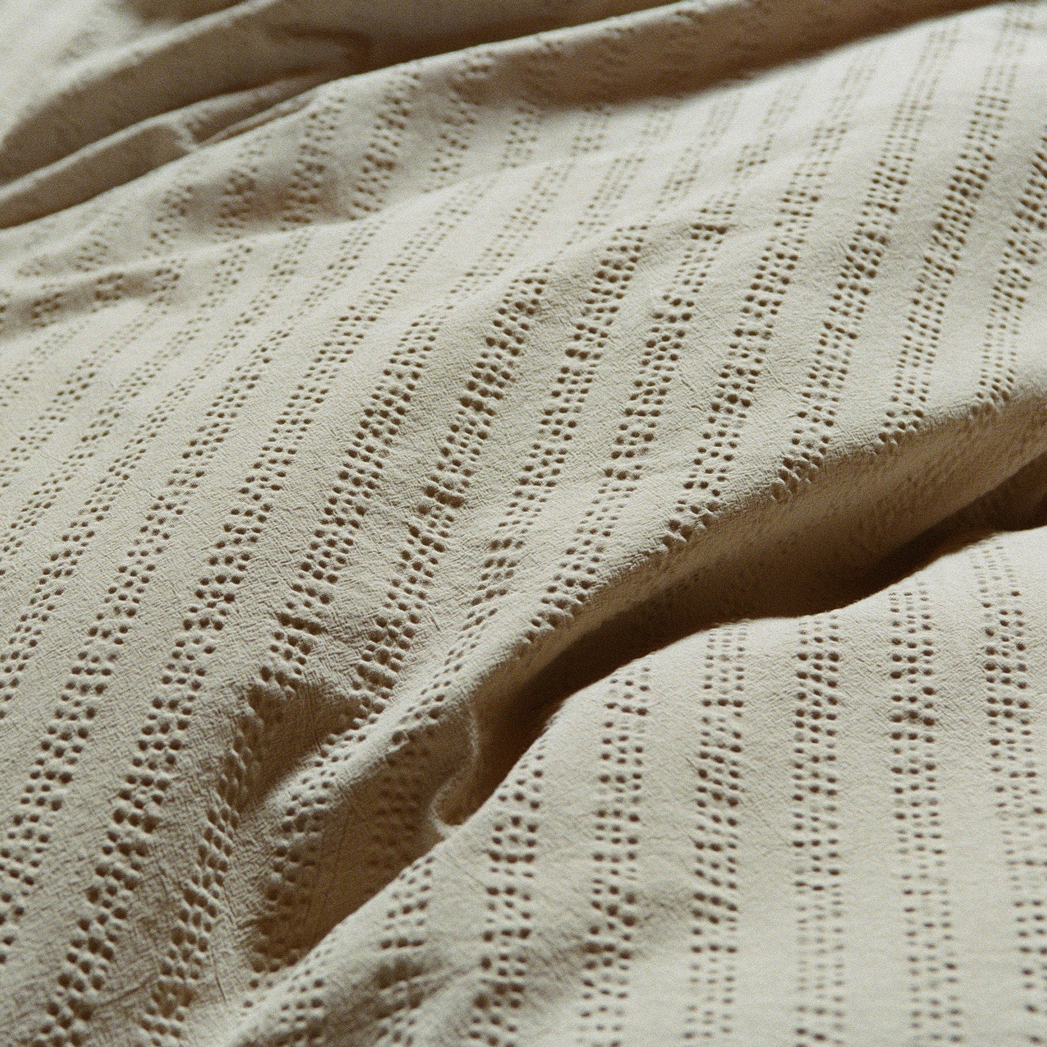 KEMERI taupe, housse de couette 160x210 cm taupe