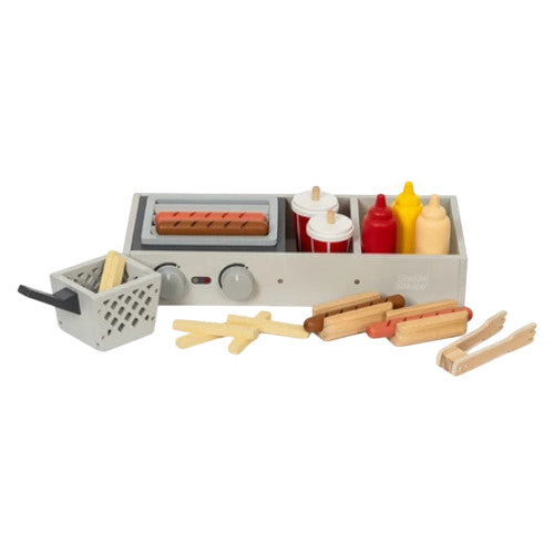 Stand à hot-dogs en bois