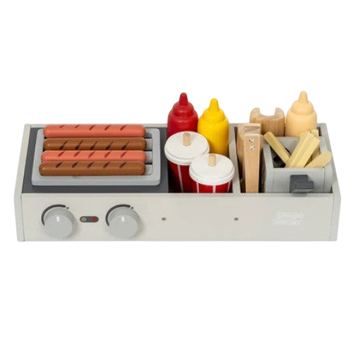 Stand à hot-dogs en bois