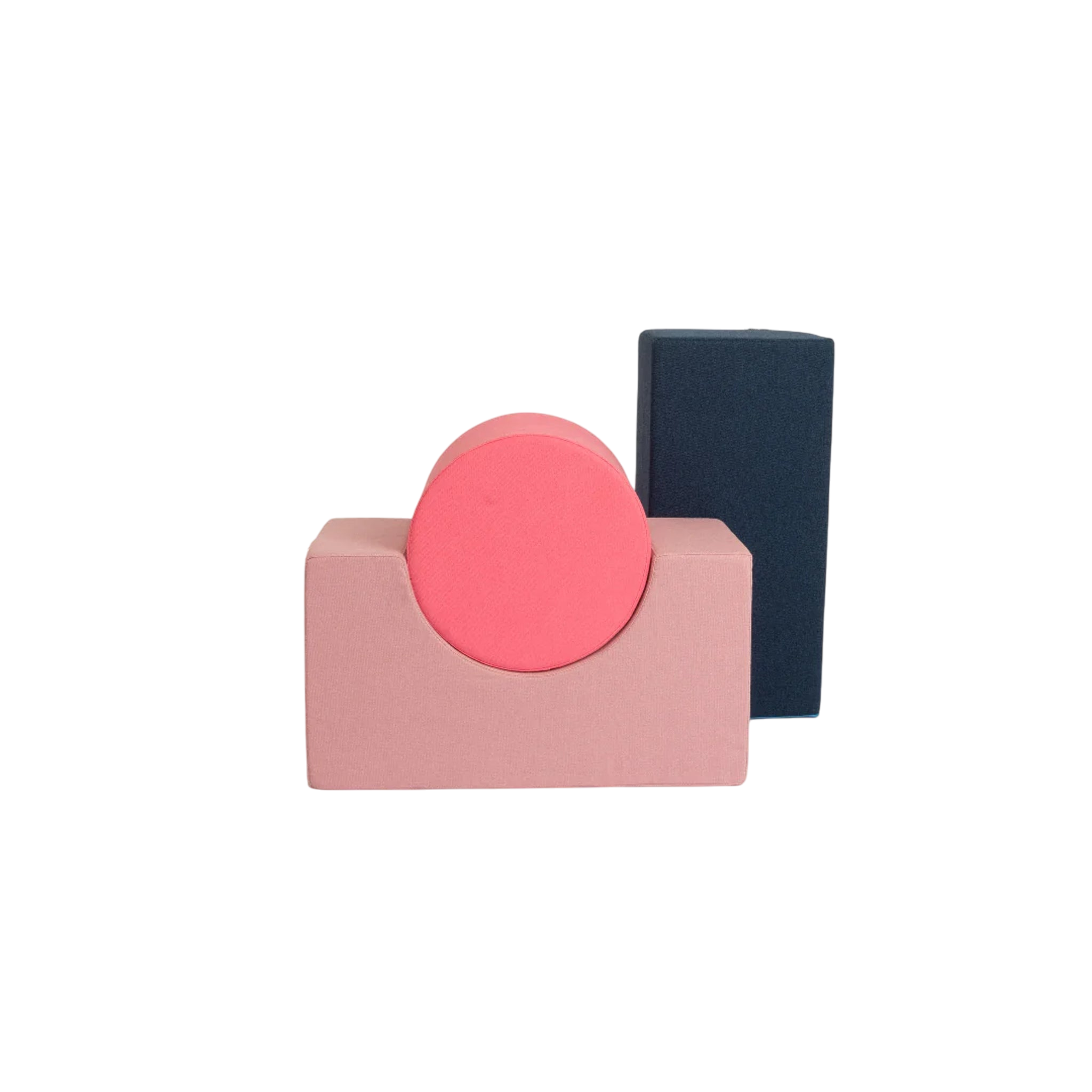 Soft building block set Remmi Demmi + Halli Blush / Pink / Midnight