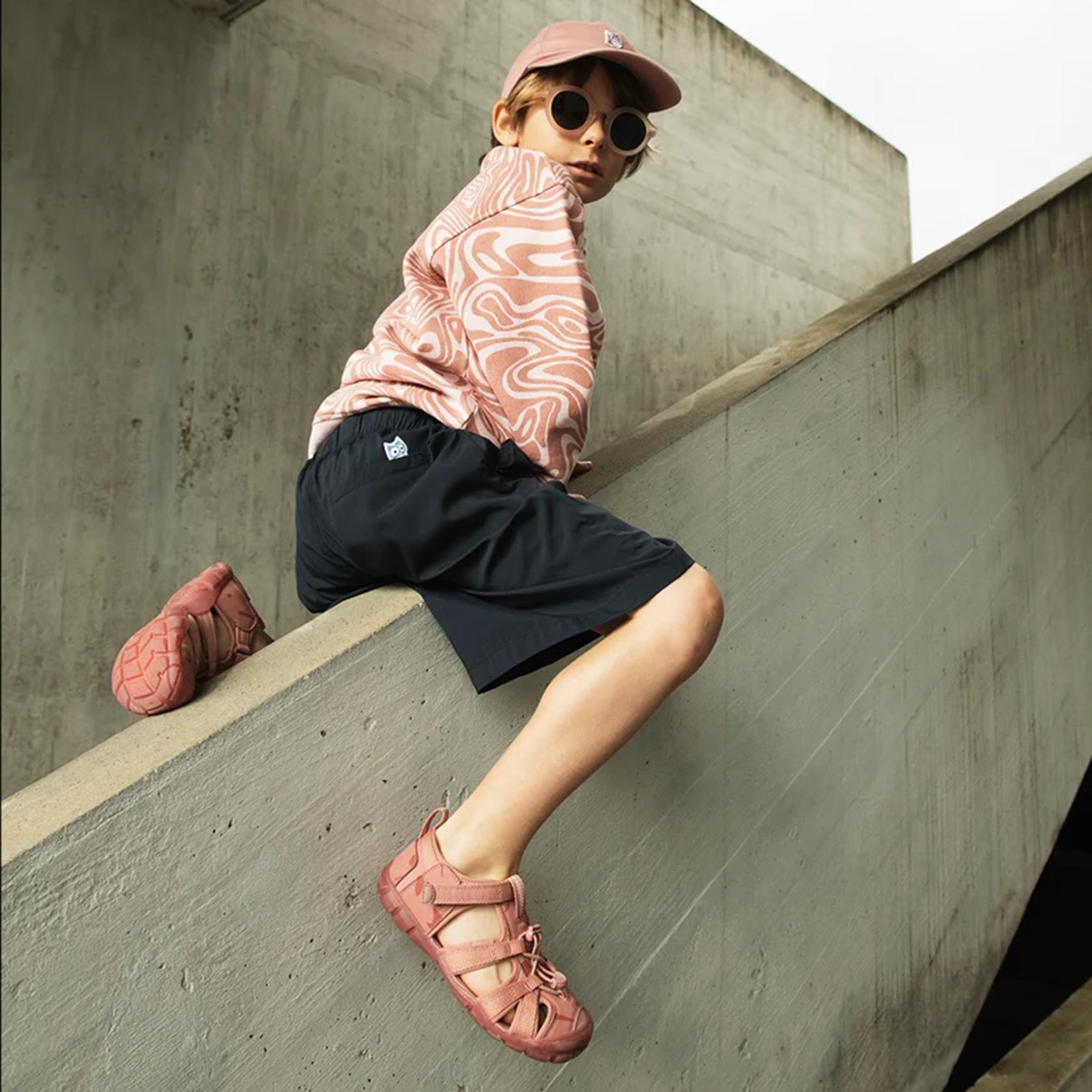 Sweatshirt Macem Legna Dark rose