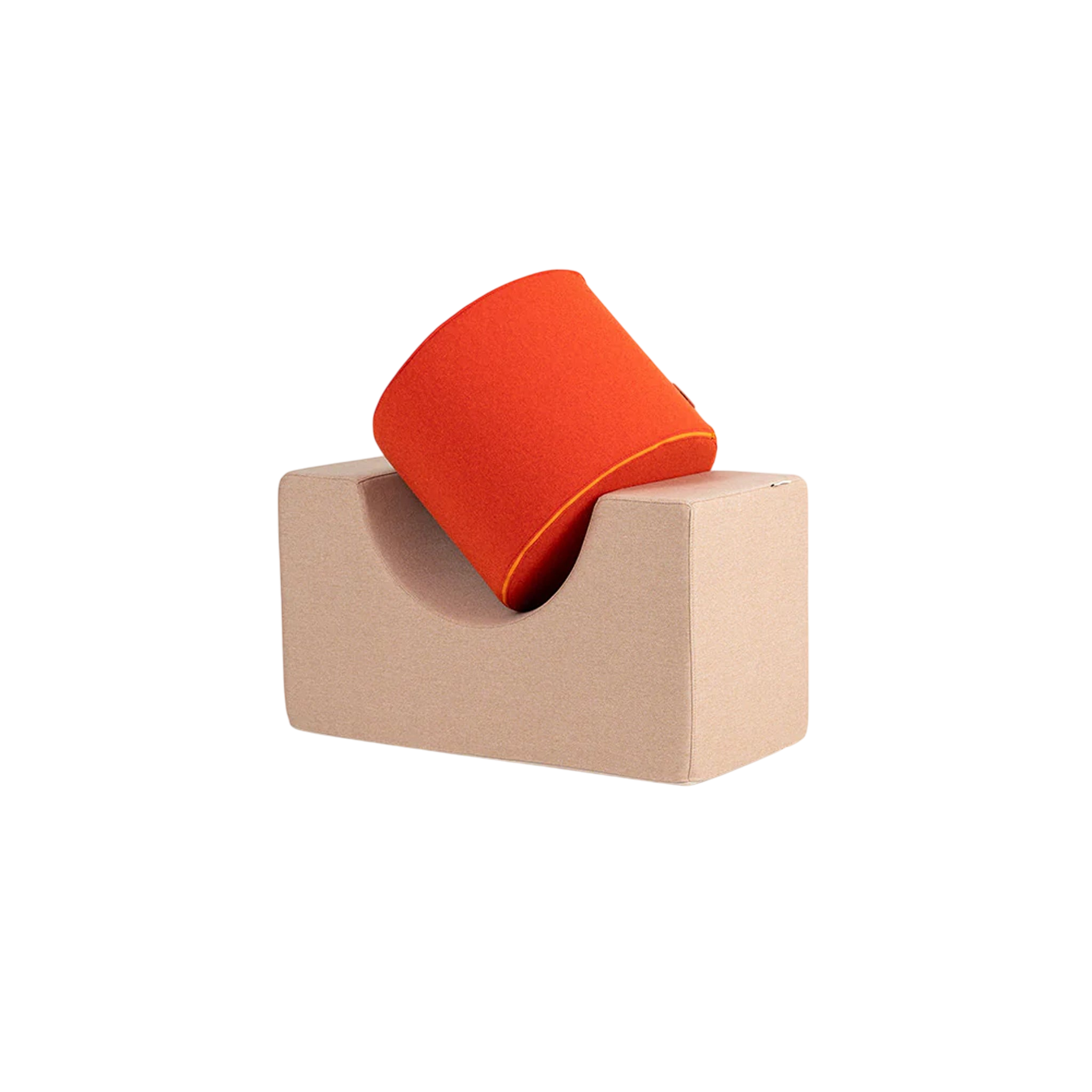 Set de blocs de construction souples Remmi Demmi Sand / Pumkin Red