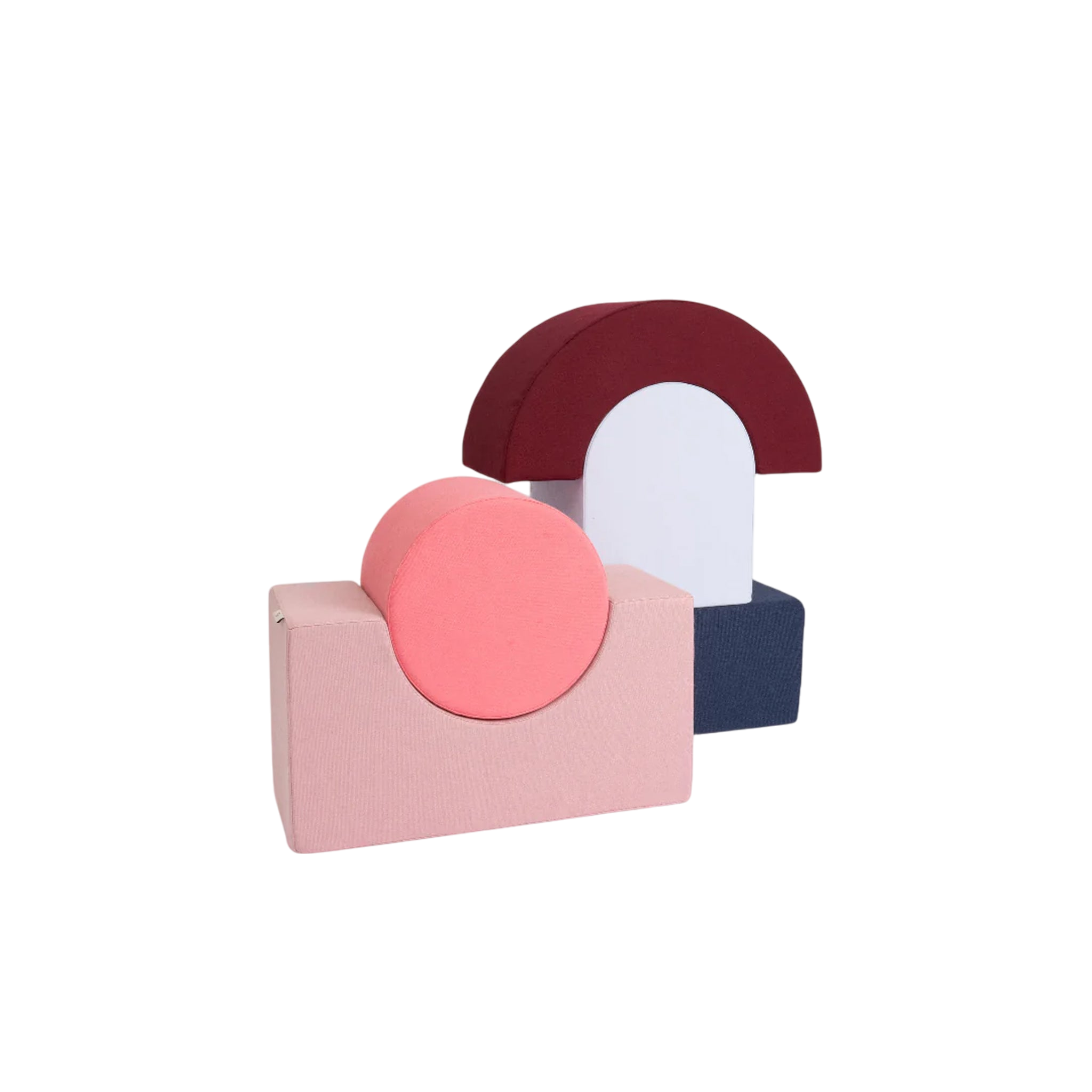 Soft building block set circus Blush / Pink / Berry / Sky / Midnight