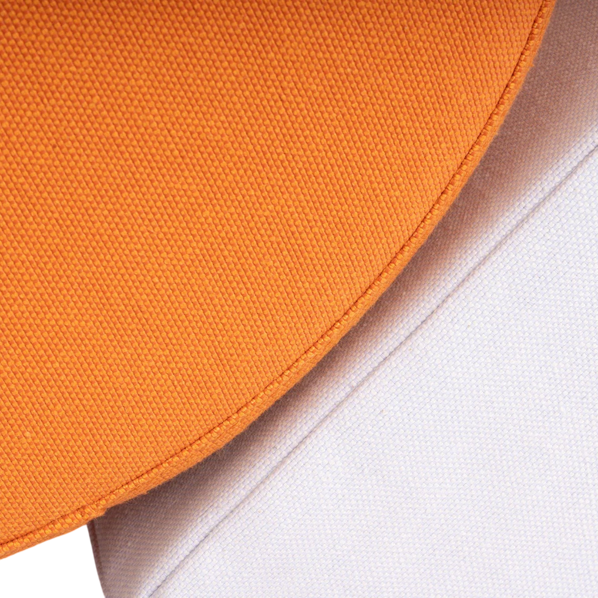 Pouf à structure souple DEMMI Tangerine