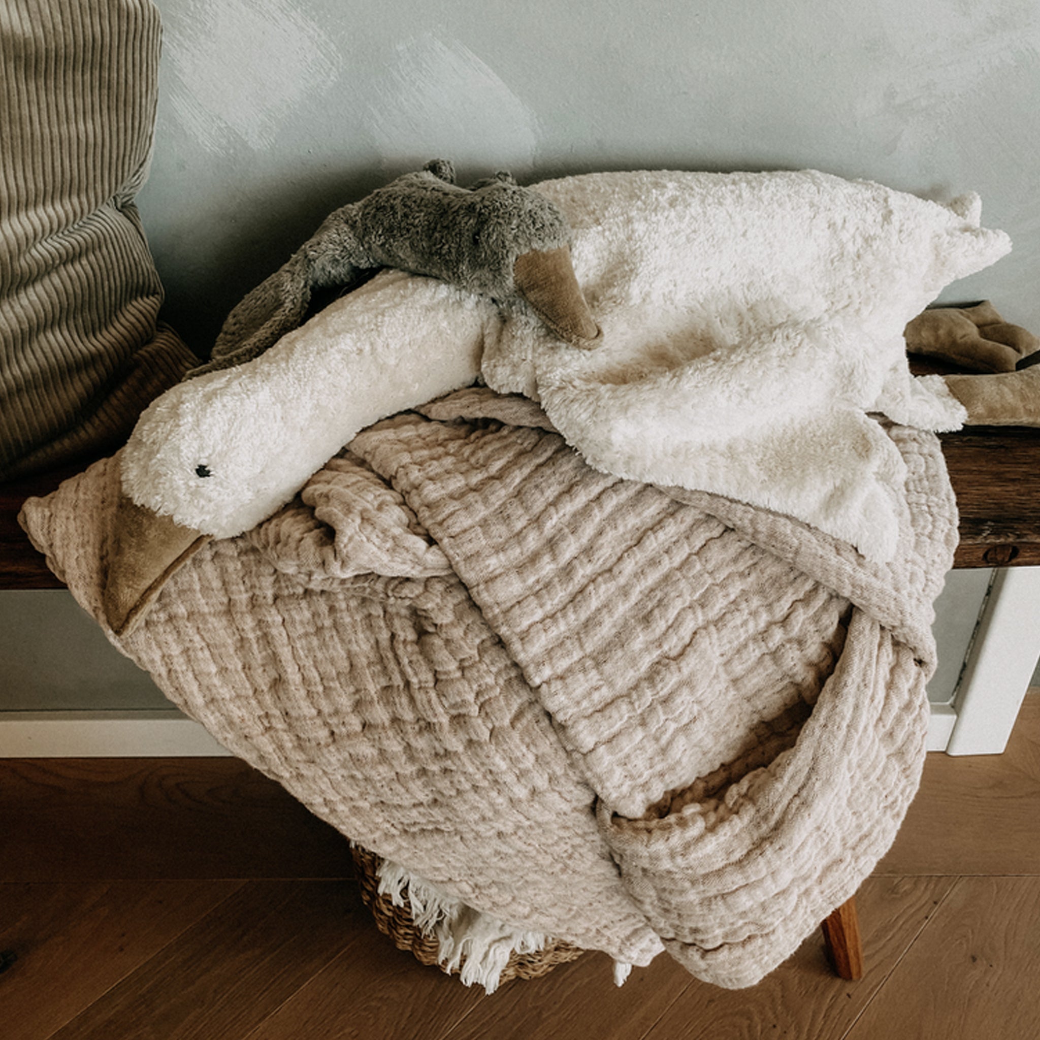 Senger Organic Cuddly and Warming Toy Goose Large