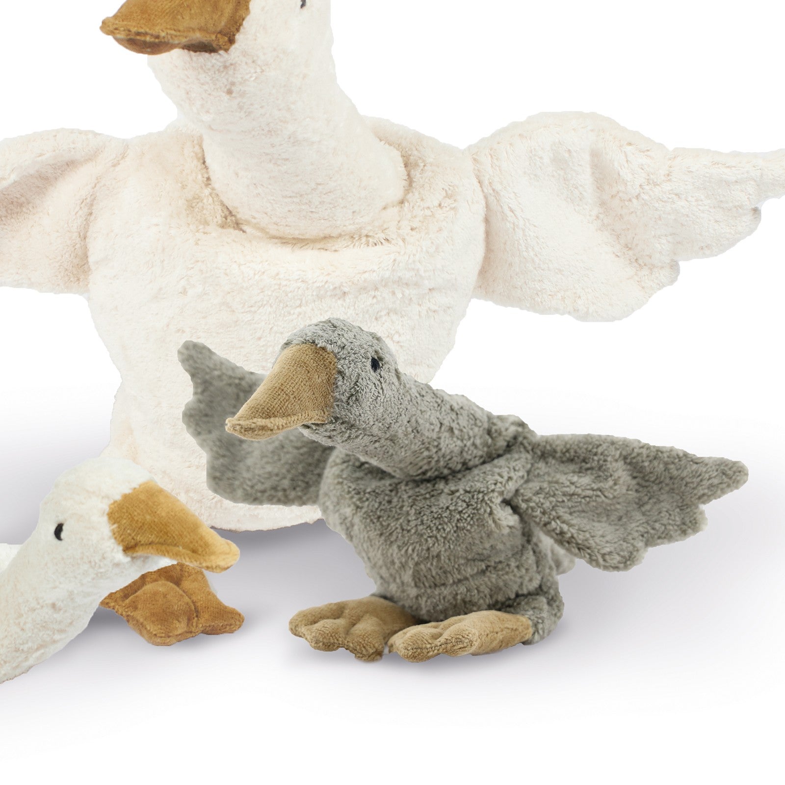 Senger Bio Kuschel- und Wärmetier Gans Kirschkern klein grau