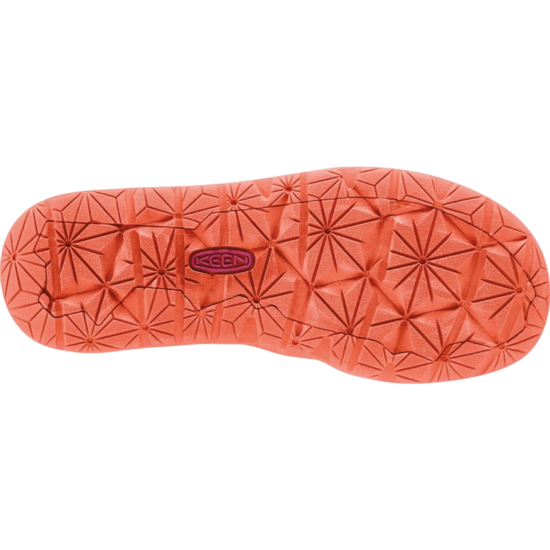 Moxie purple wine/nasturtium sandals