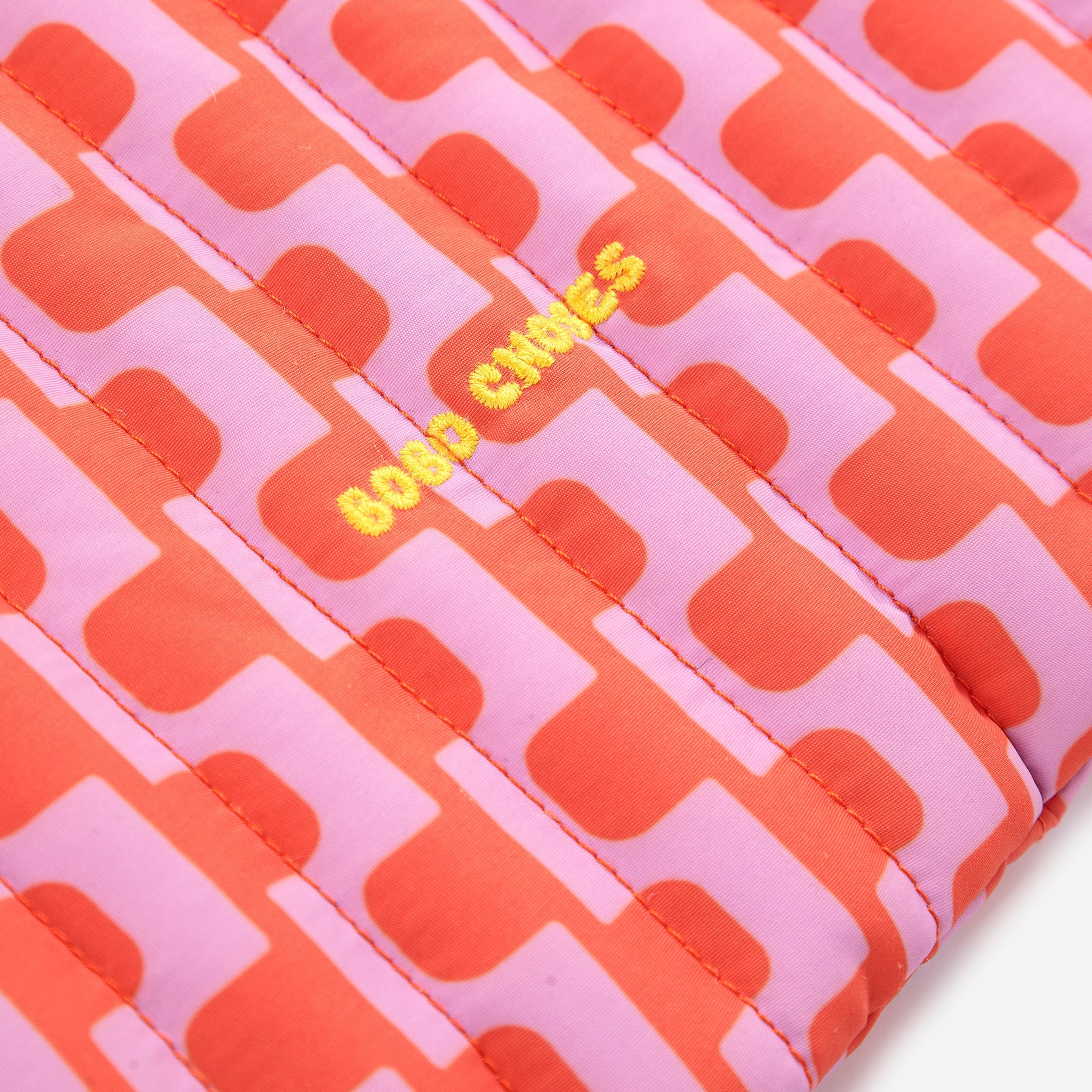 Laptophülle Chain Quilted Red