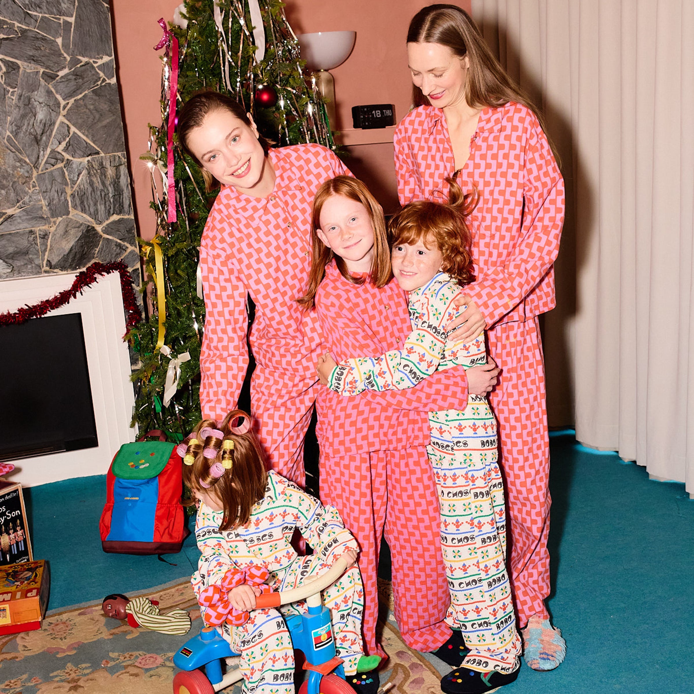 Adult Loungwear-Set Printed Purple