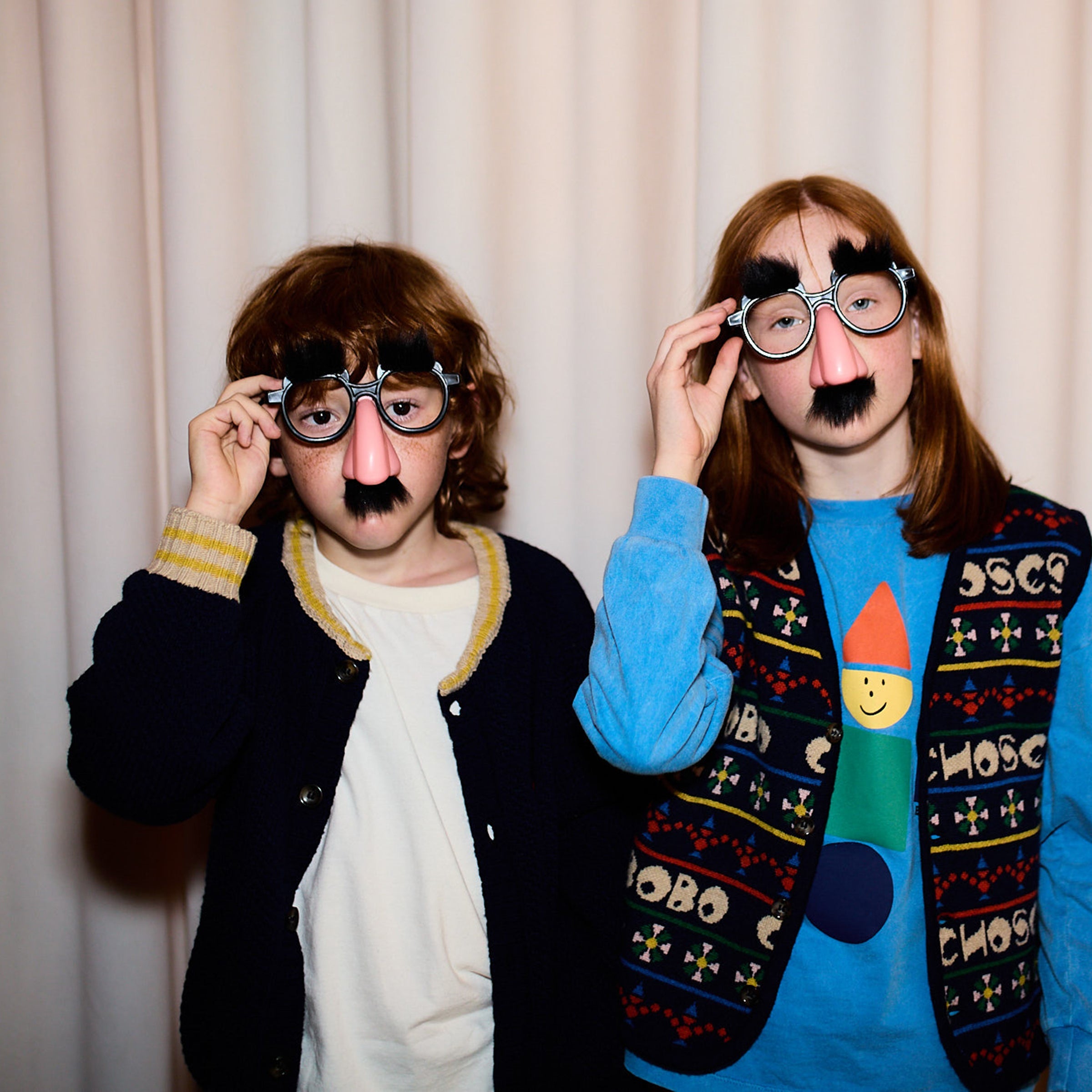 Fun Face Navy Blue Cardigan