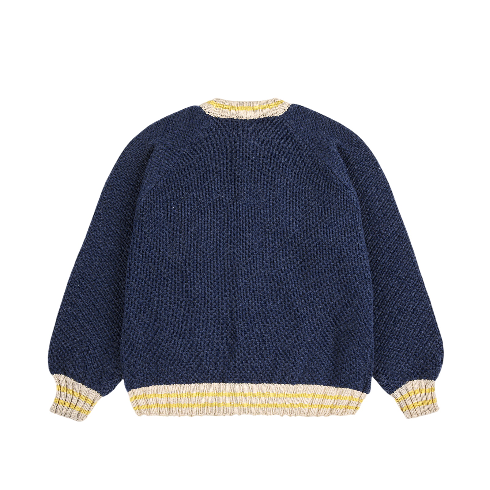 Fun Face Navy Blue Cardigan