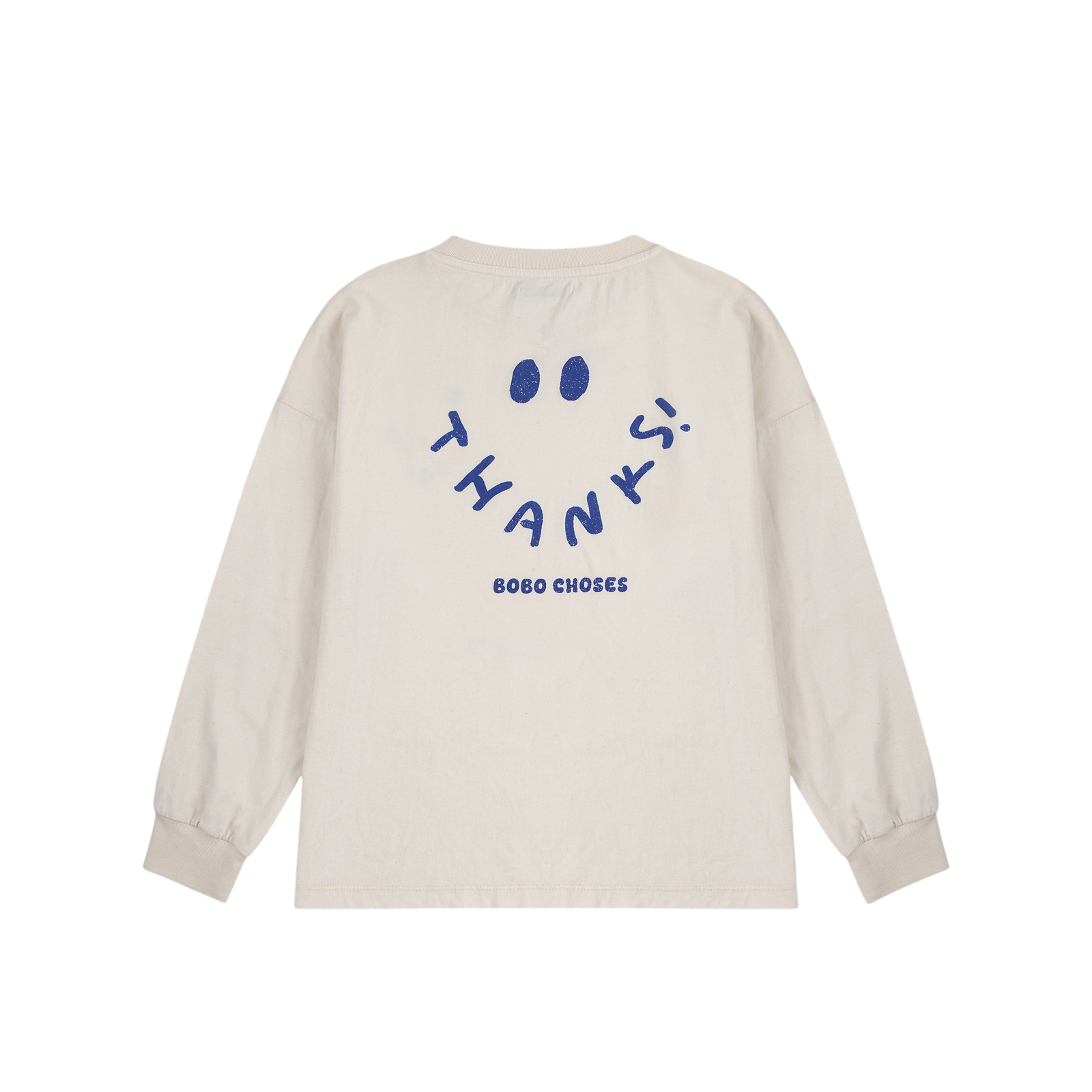 Langarmshirt Thanks Offwhite