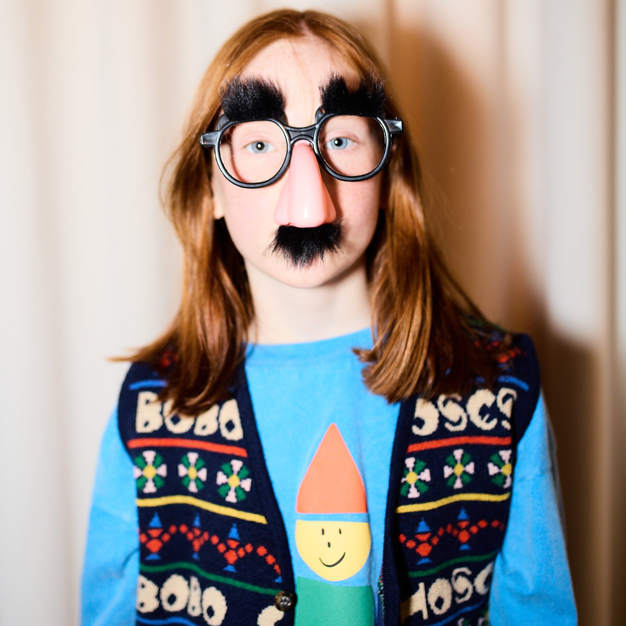 Langarmshirt Wooden Toy Light Blue