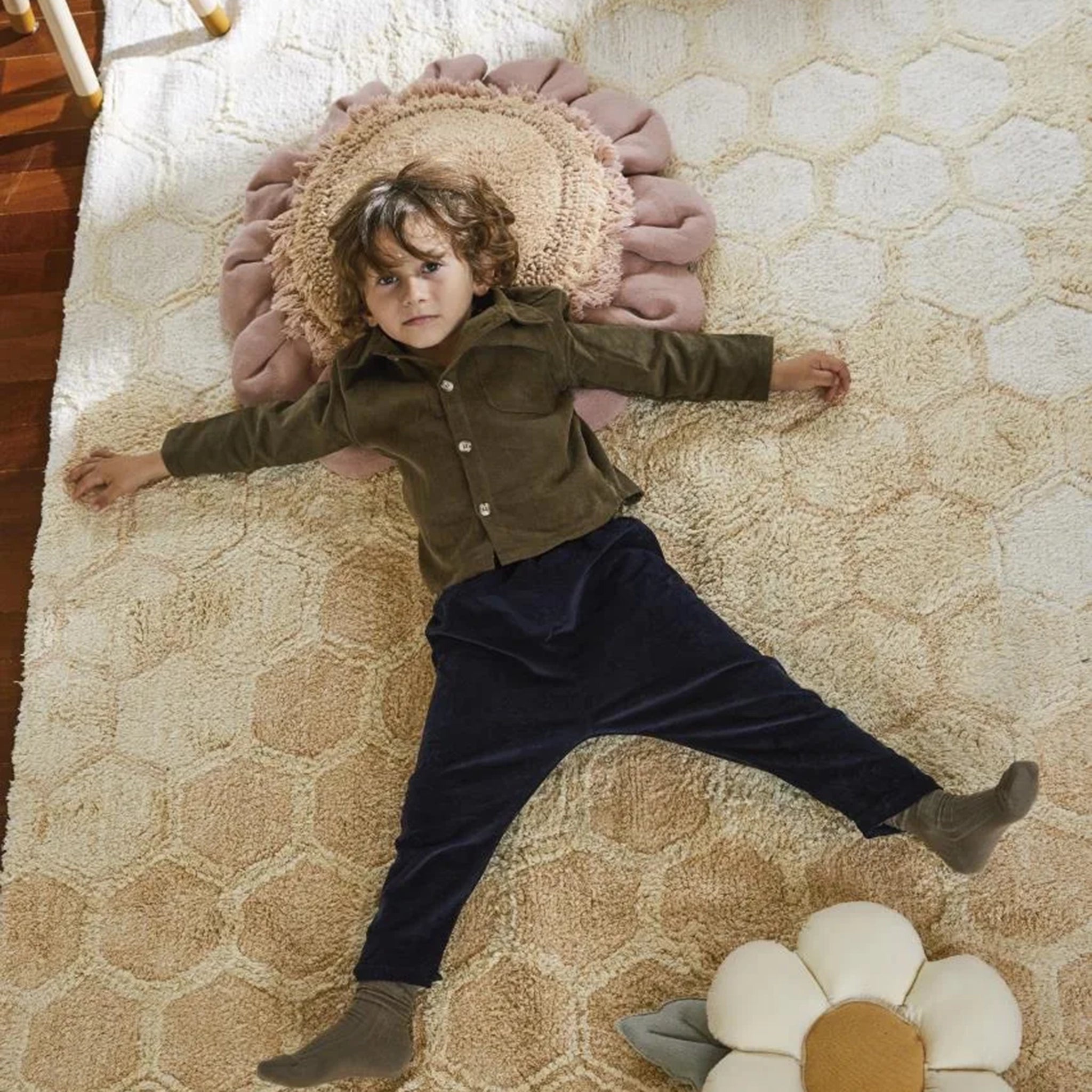 Pink Daisy seat cushion