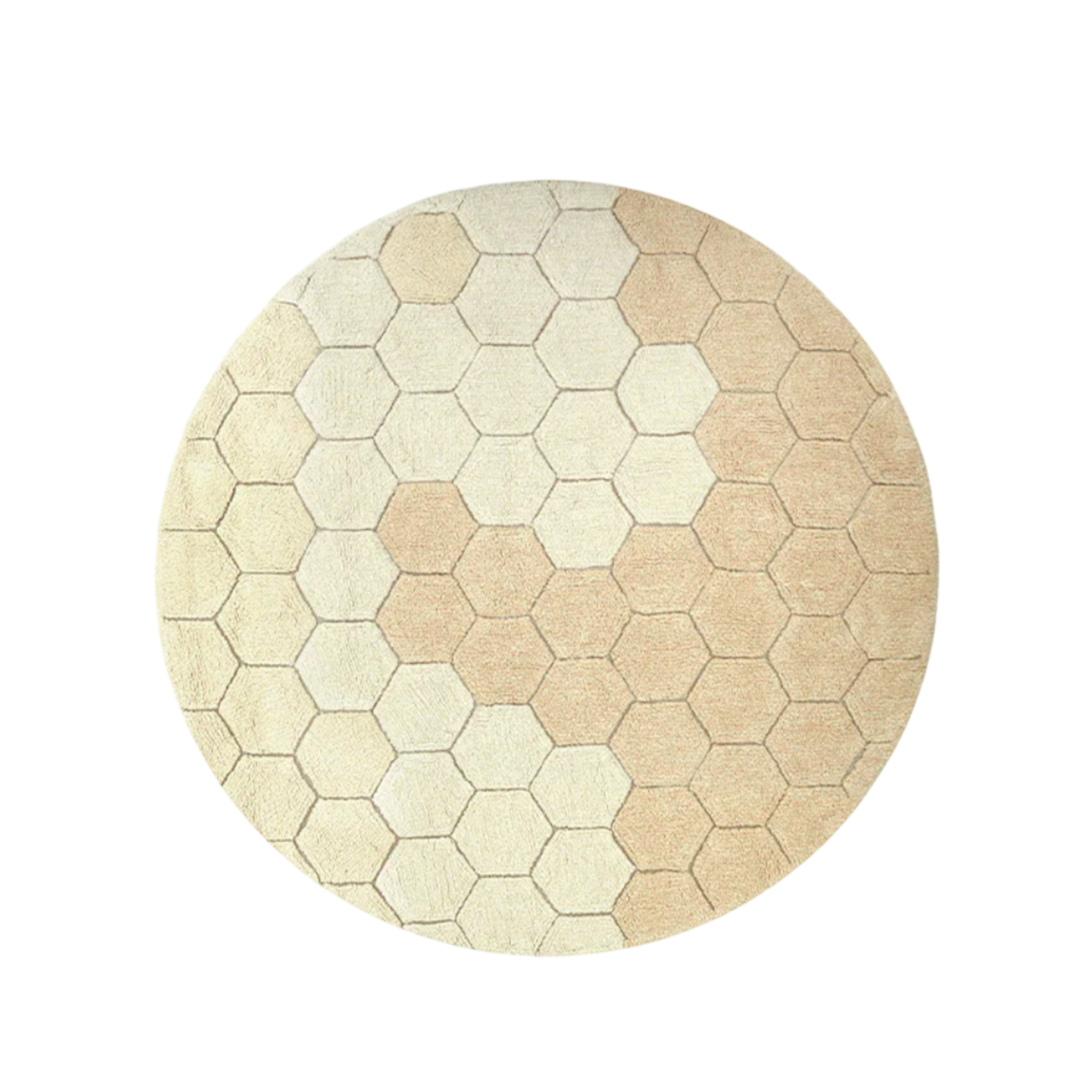 Runder Teppich Honeycomb 2