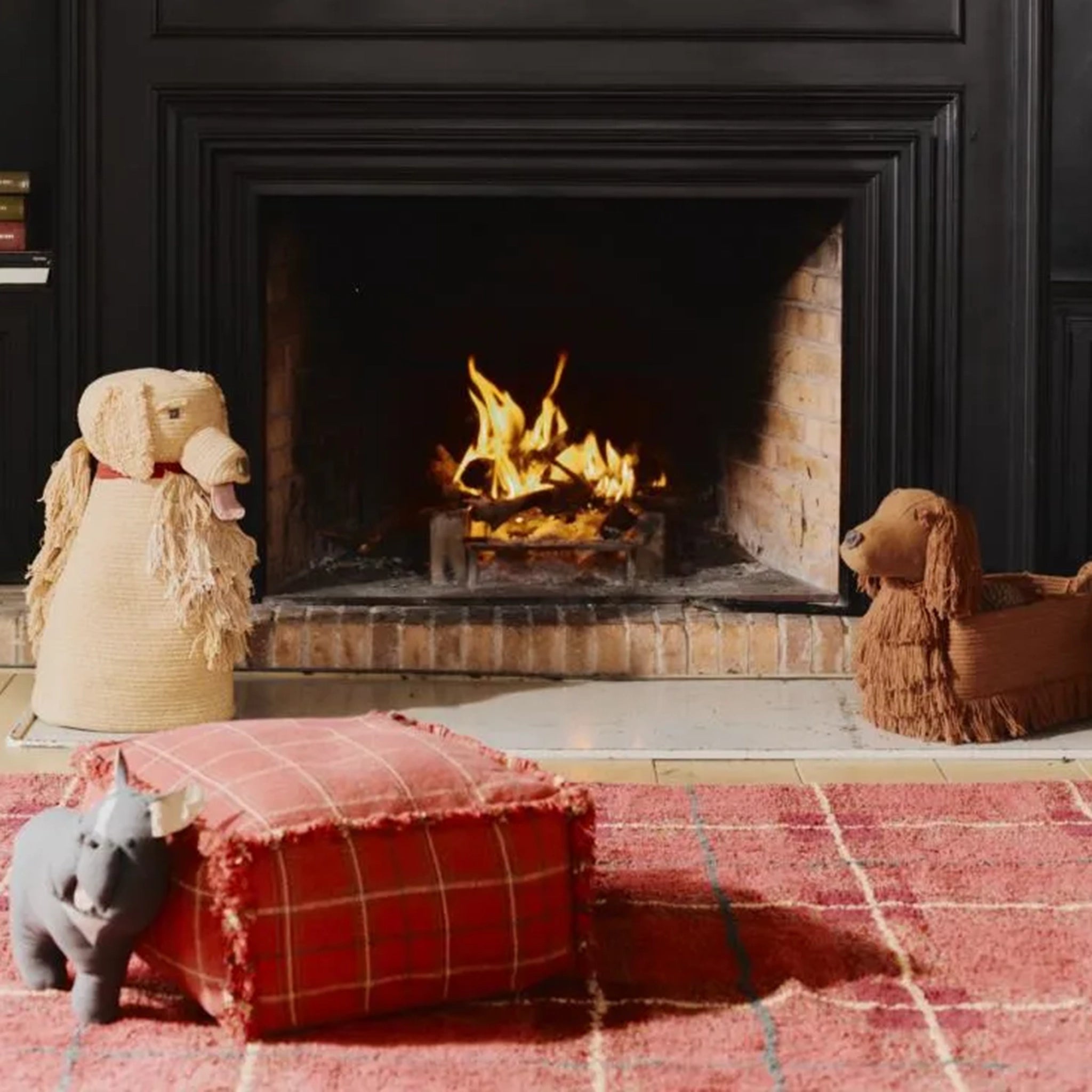 Pouf tartan/ check 2