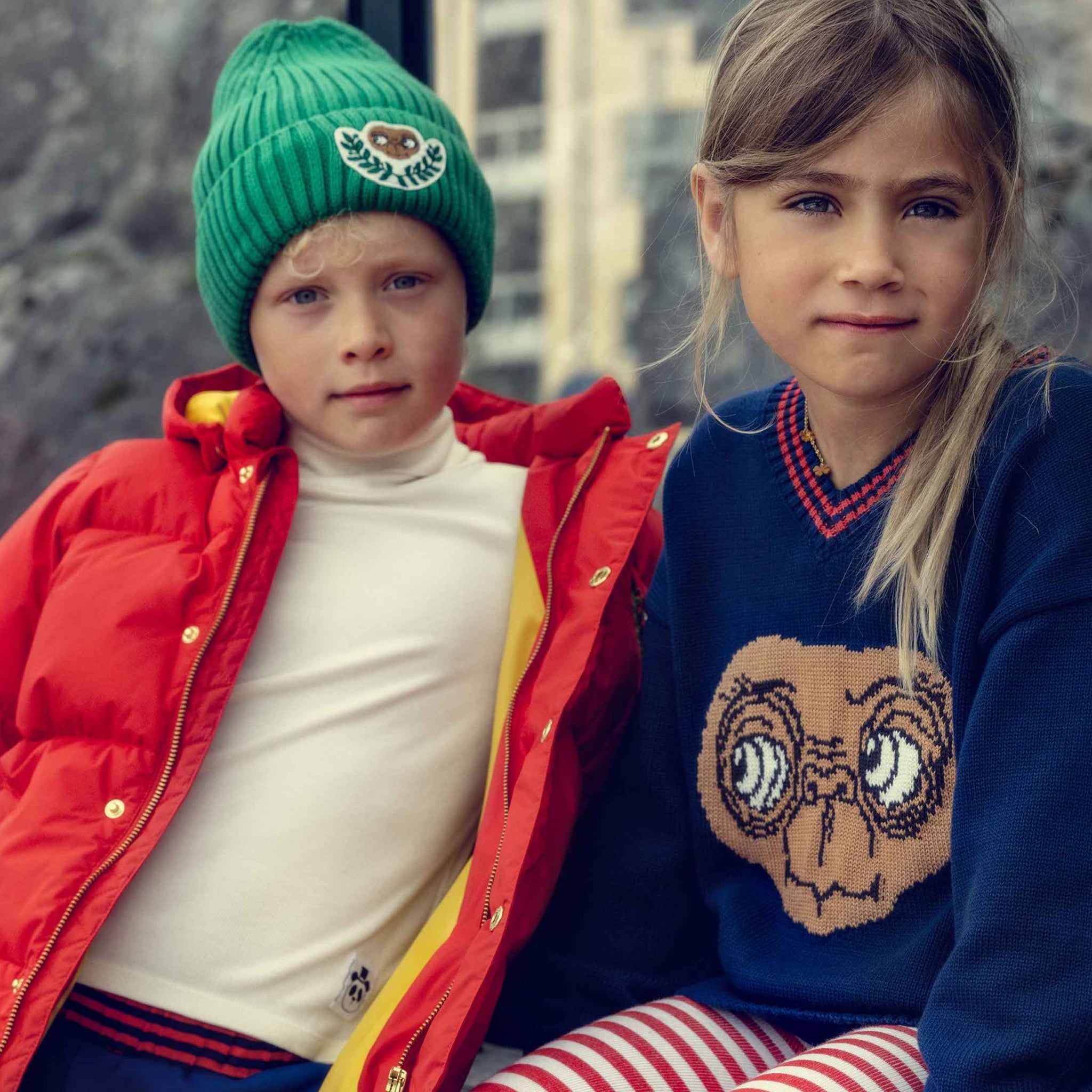 Strickpullover E.T Intarsia Blue