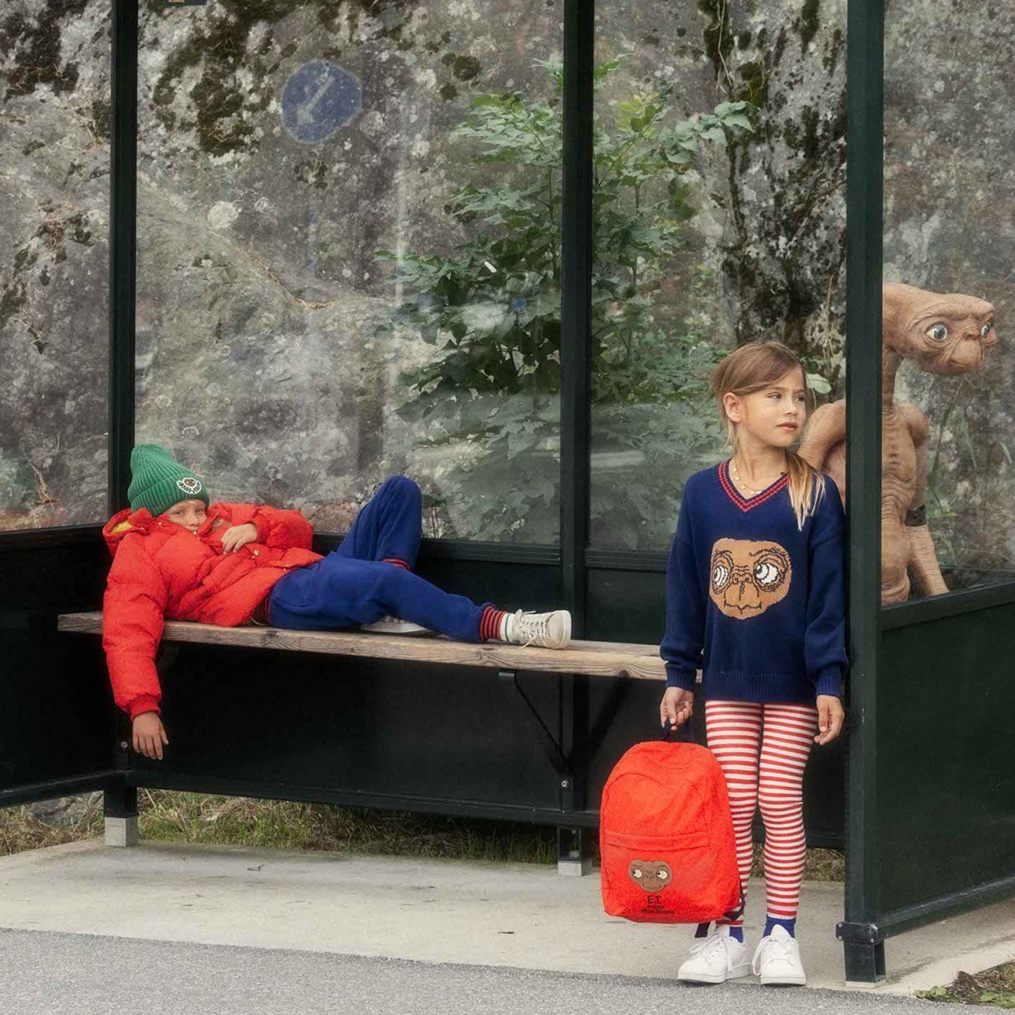 Strickpullover E.T Intarsia Blue