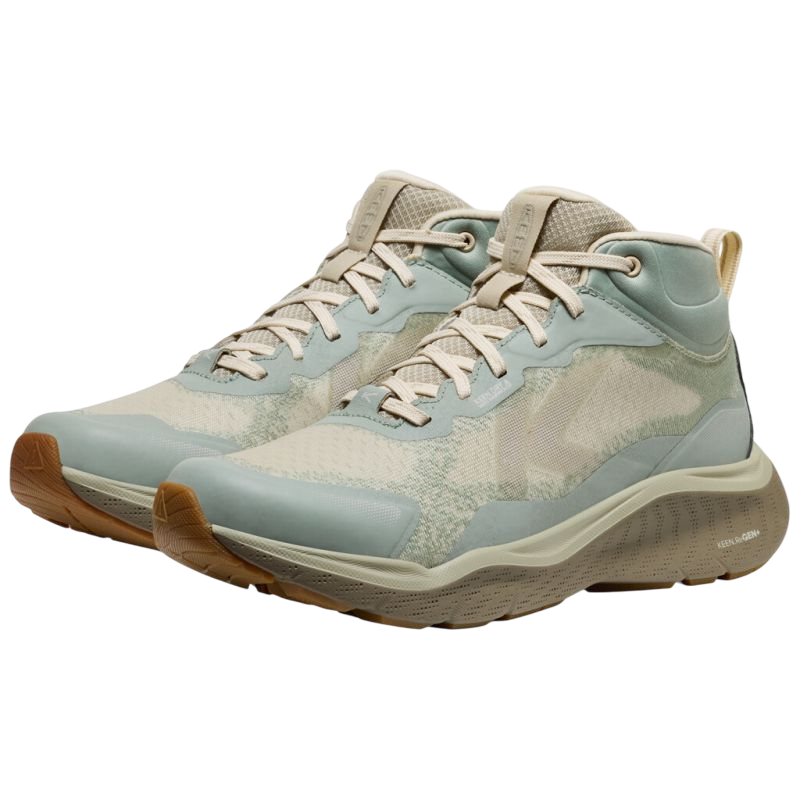 Wanderschuhe W Leiki Mid WP iceberg green/birch