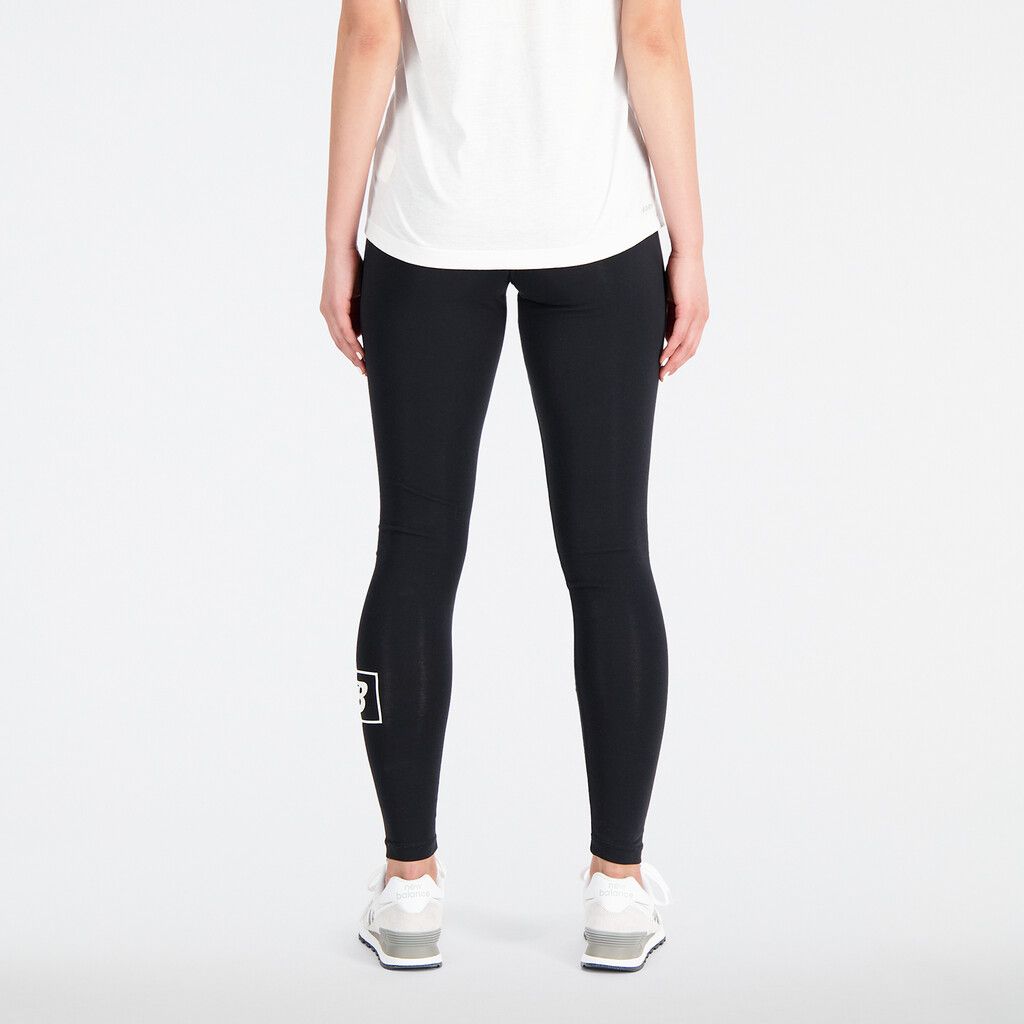 Laufleggings Essentials Cotton Spandex black